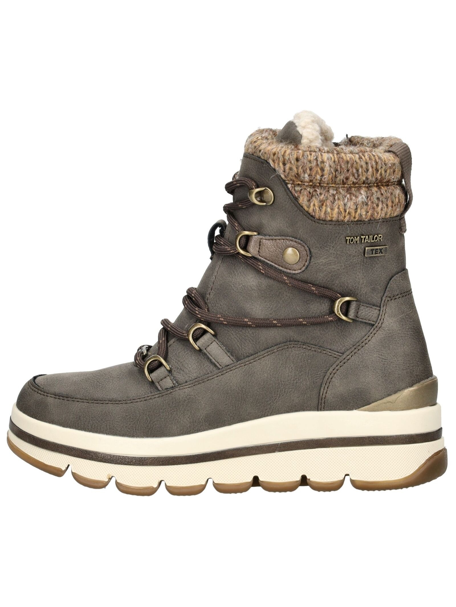 TOM TAILOR Schnürstiefelette »Tom Tailor Stiefelette Lederimitat«