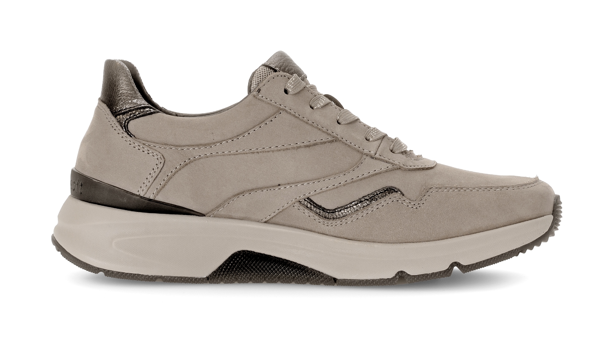 rollingsoft Plateausneaker  , Schnürschuh, Halbschuh mit der typischen rollingsoft-Laufsohle
