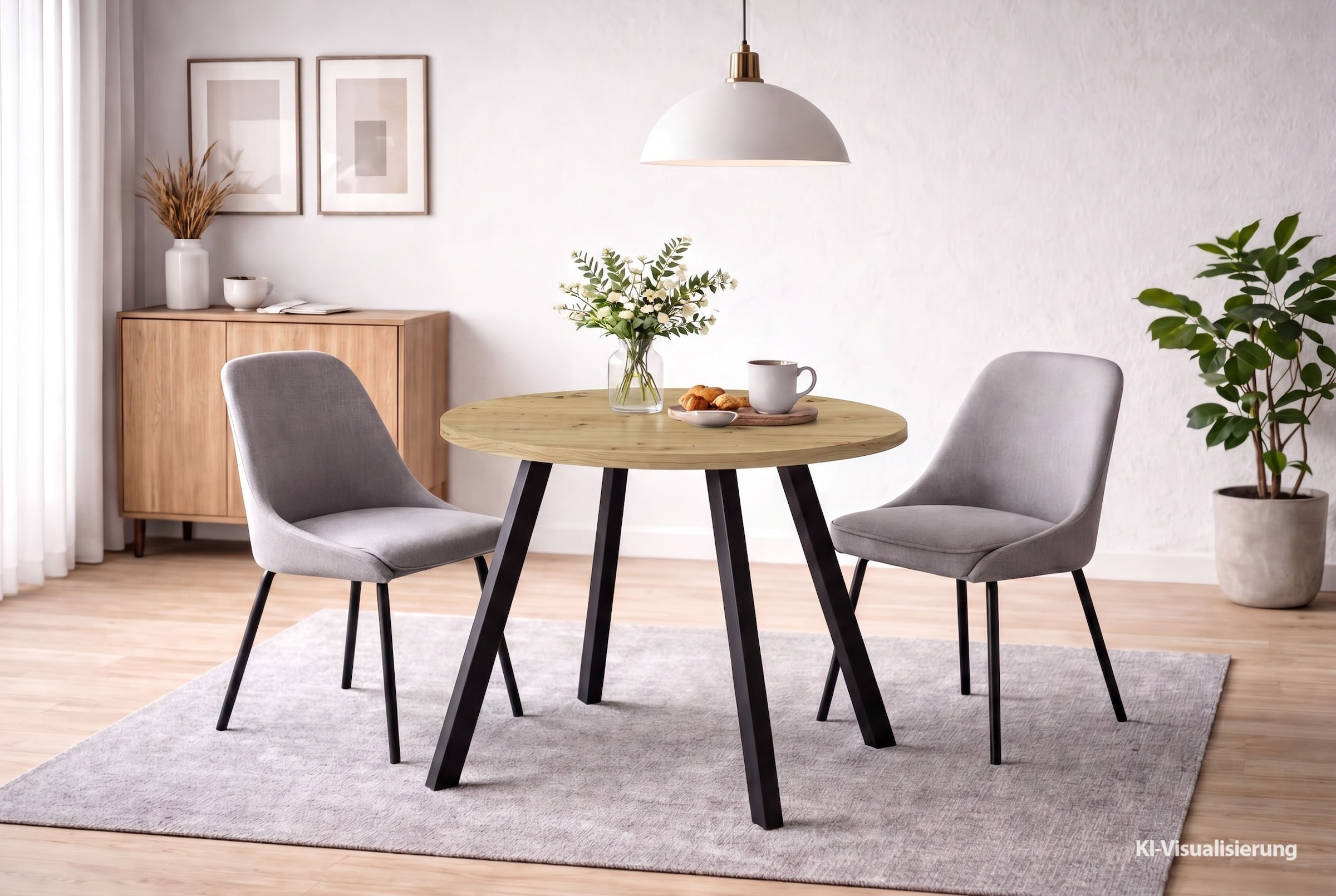 Mäusbacher Bistrotisch »Big Bistro Metall« Runde Platte  Ø 70 cm H 75 cm