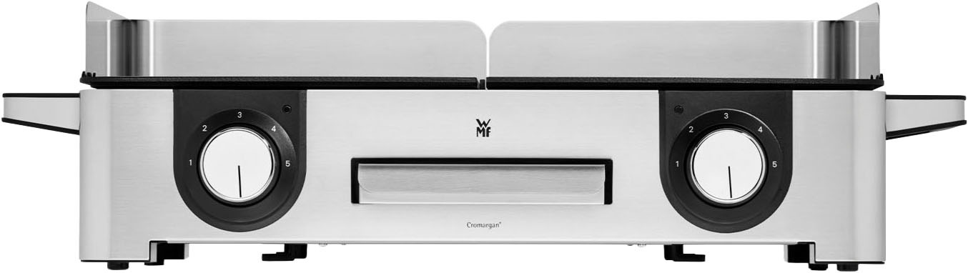 WMF Tischgrill »Lono Master Grill, getrennt regulierte Platten, variable Temperaturen«, 2400 W, outdoorgeeignet, Wind-/Spritzschutz, spülmaschinengeeignete Teile