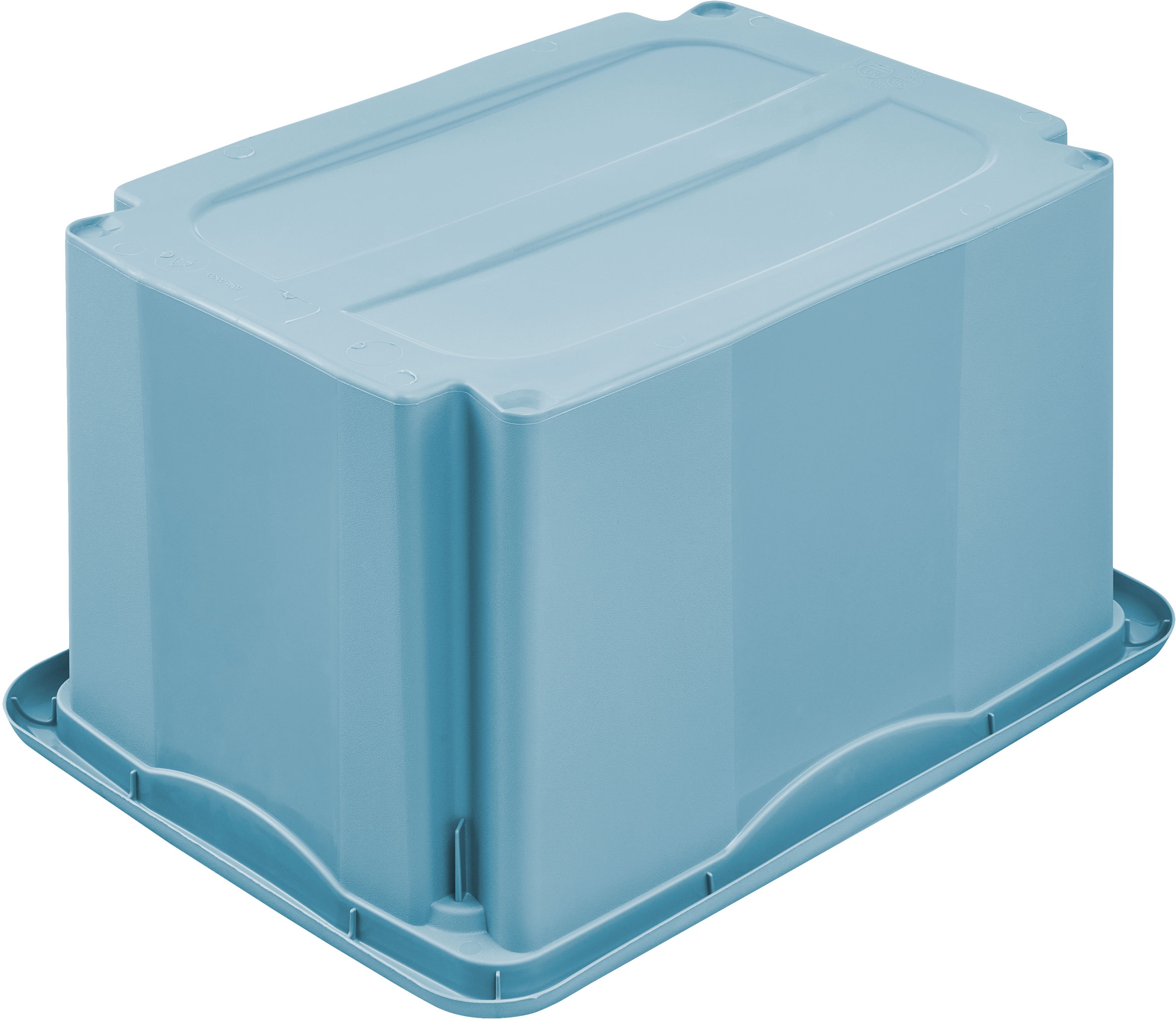 keeeper Aufbewahrungsbox »Emil, 3er Set, 15 L, 38 x 28,5 x 20,5 cm« ineinander und aufeinander stapelbar