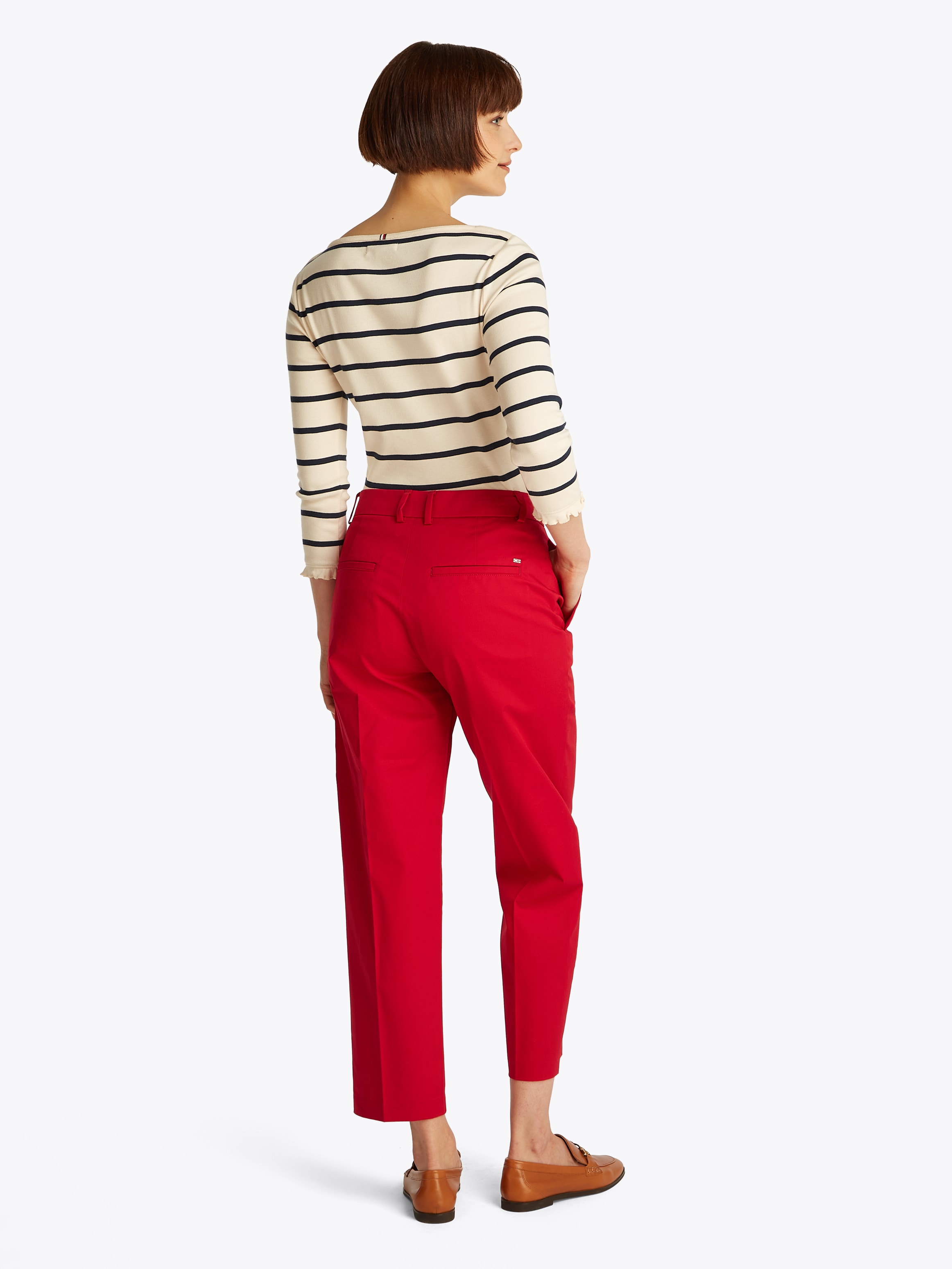 Tommy Hilfiger Chinohose, mit Bügelfalten