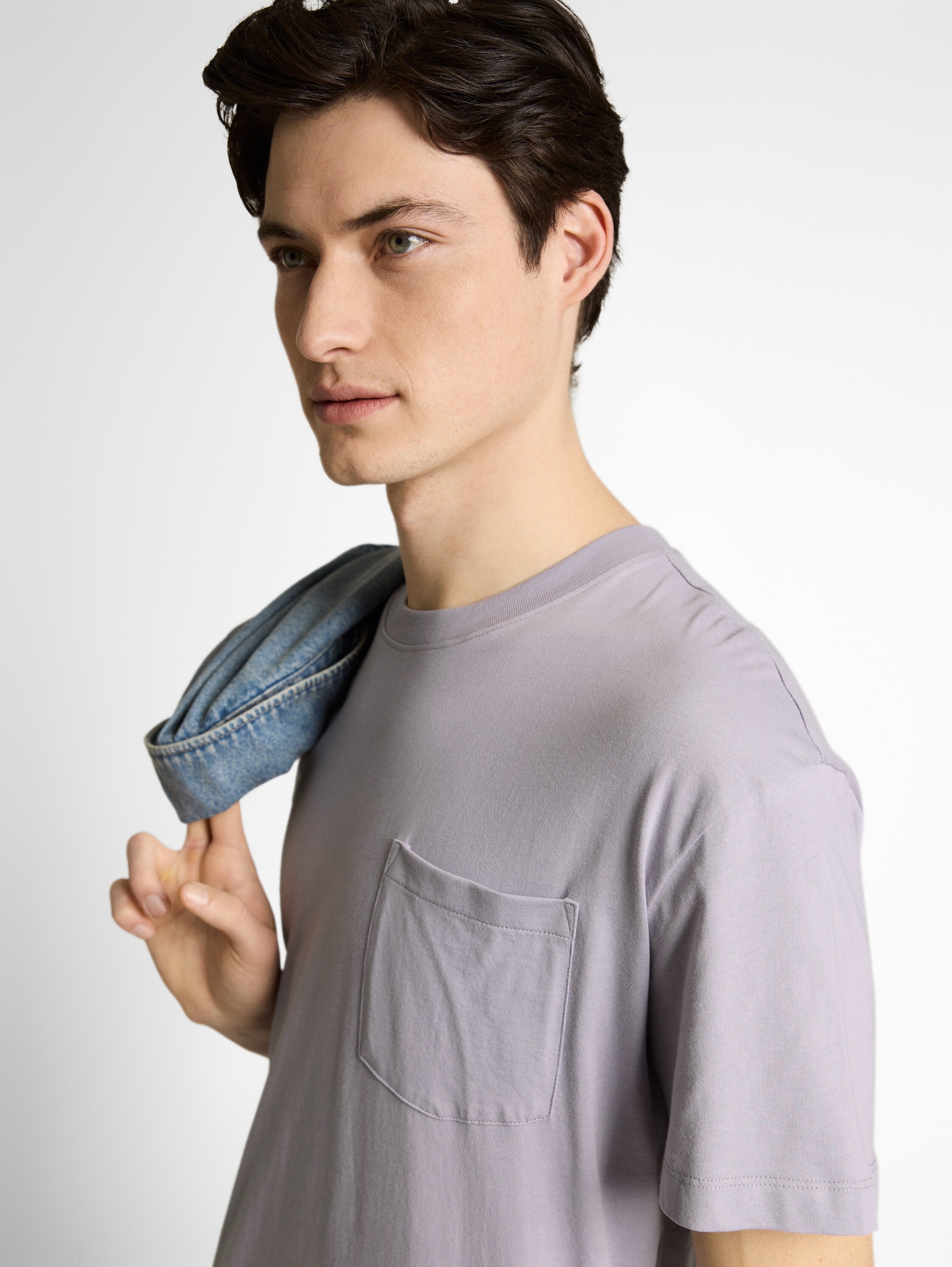 TOM TAILOR Denim T-Shirt mit Brust Tasche