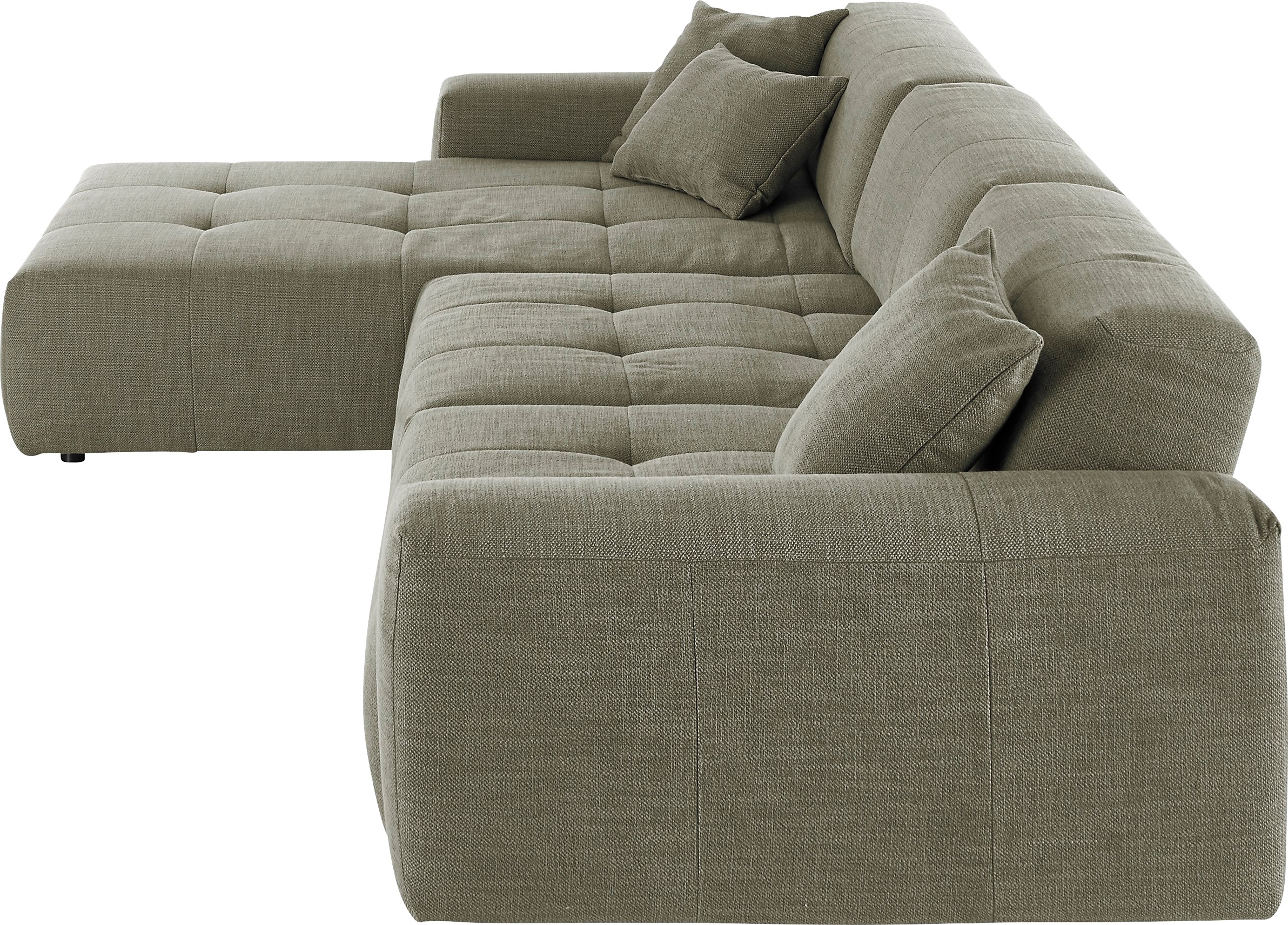 3C Candy Ecksofa »Yoshy mit Komfortfunktionen, modern und bequem, L-Form« Zwei verschiedene Sitztiefen durch verstellbare Rückenlehne