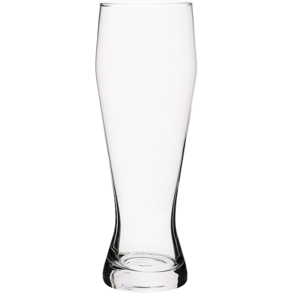 van Well Bierglas »Weizenbierglas«, (Set, 6 tlg., 6 Weizenbiergläser 0,3l)