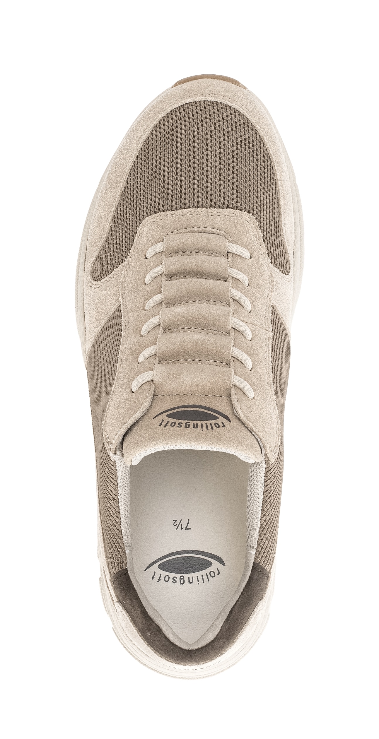 rollingsoft Slip-On Sneaker  , Freizeitschuh, Slipper mit Kontrastbesatz an der Ferse, G-Weite