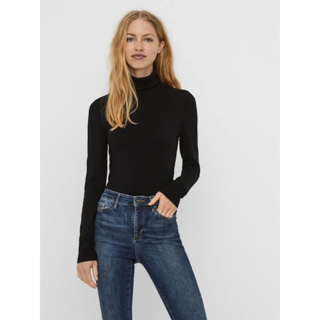 Vero Moda Rollkragenpullover »VMGLORY LS ROLLNECK BLOUSE GA NOOS«