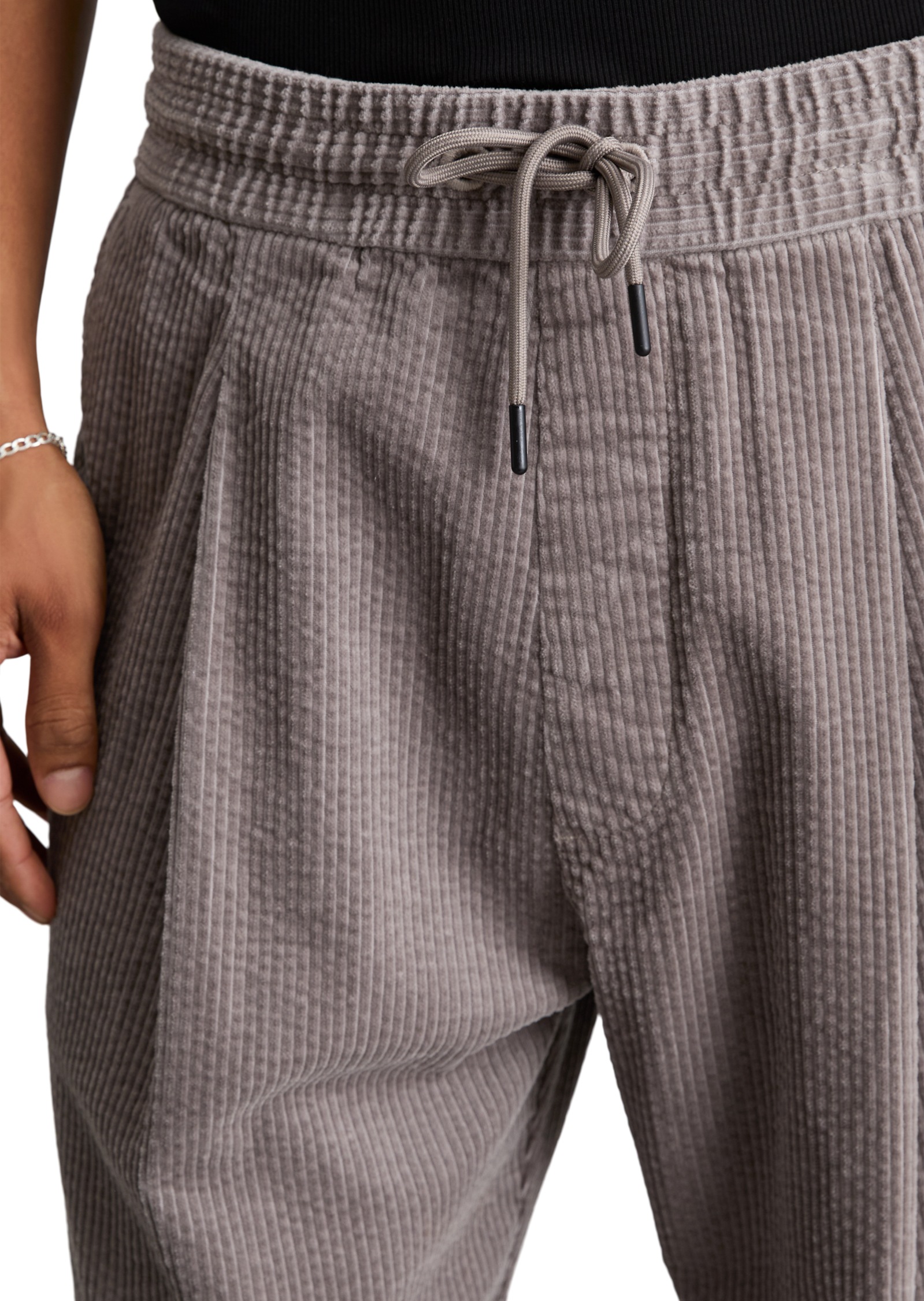 Marc O'Polo DENIM Cordhose »Model Viggo relaxed cropped aus reine Bio-Baumwolle«