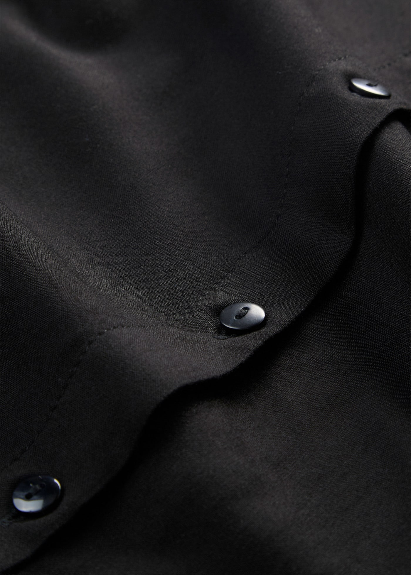 bonprix Blusenkleid Eingrifftaschen für den Alltag, aus Viskose, Oversize Passform, mit Knopfleiste