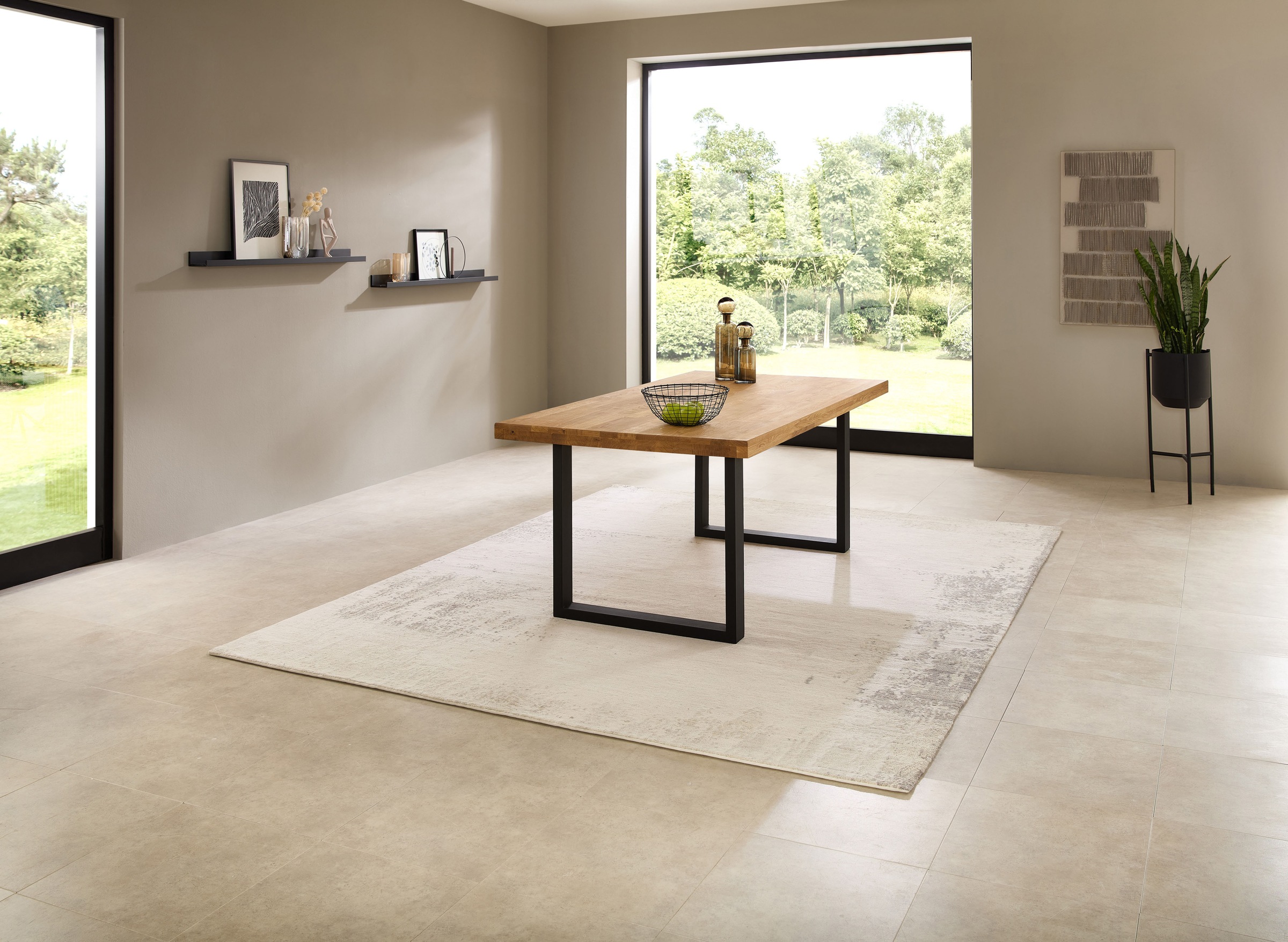 Stolkom Esstisch »Chris Esszimmertisch Eiche Massivholz, BxHxT 110x47x70 cm günstig online kaufen