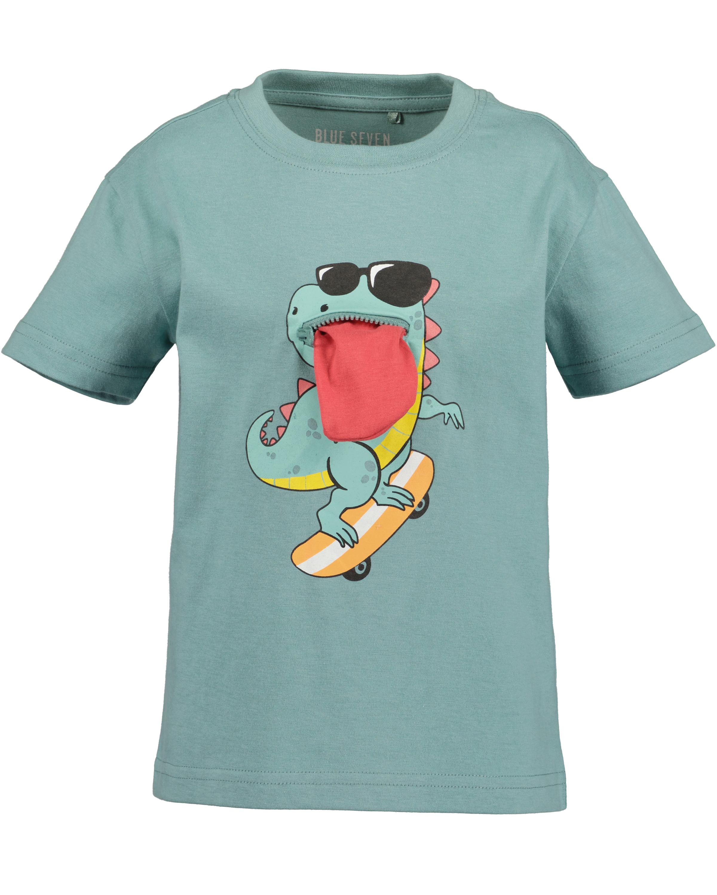 Blue Seven T-Shirt mit kleiner Reißverschlusstasche mit tollem Effekt