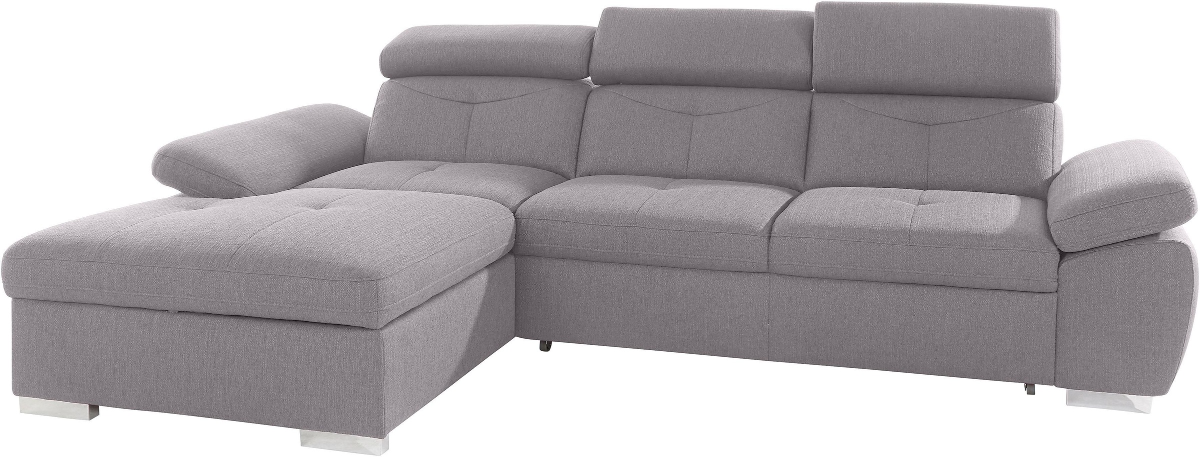 exxpo - sofa fashion Ecksofa »Spring, super bequem, mit Armteil- und Kopfte günstig online kaufen