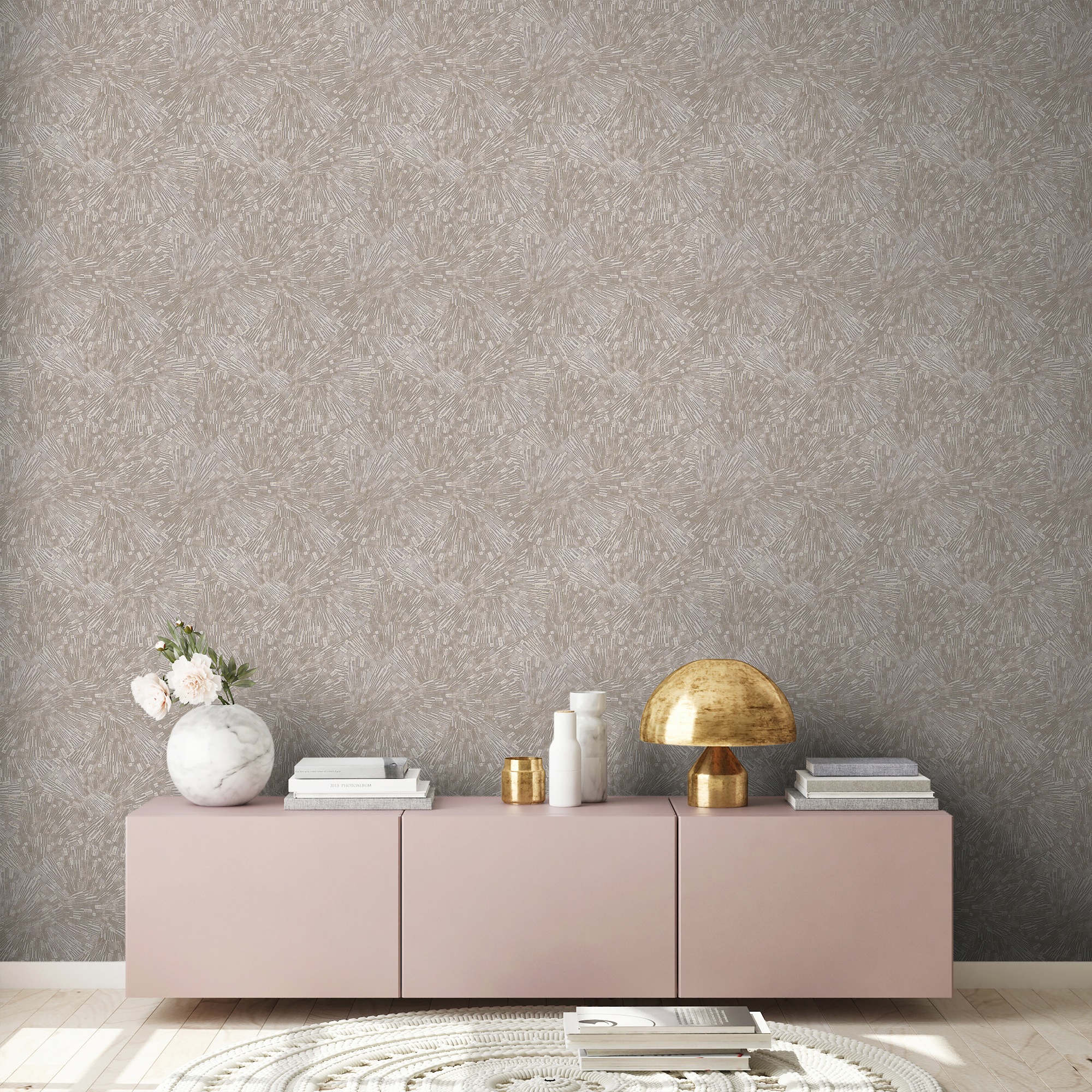living walls Vliestapete »Titanium«, gemustert-Motiv-abstrakt, Moderne Tapete 3D Effekt Tapeten Wohnzimmer Schlafzimmer Küche modern