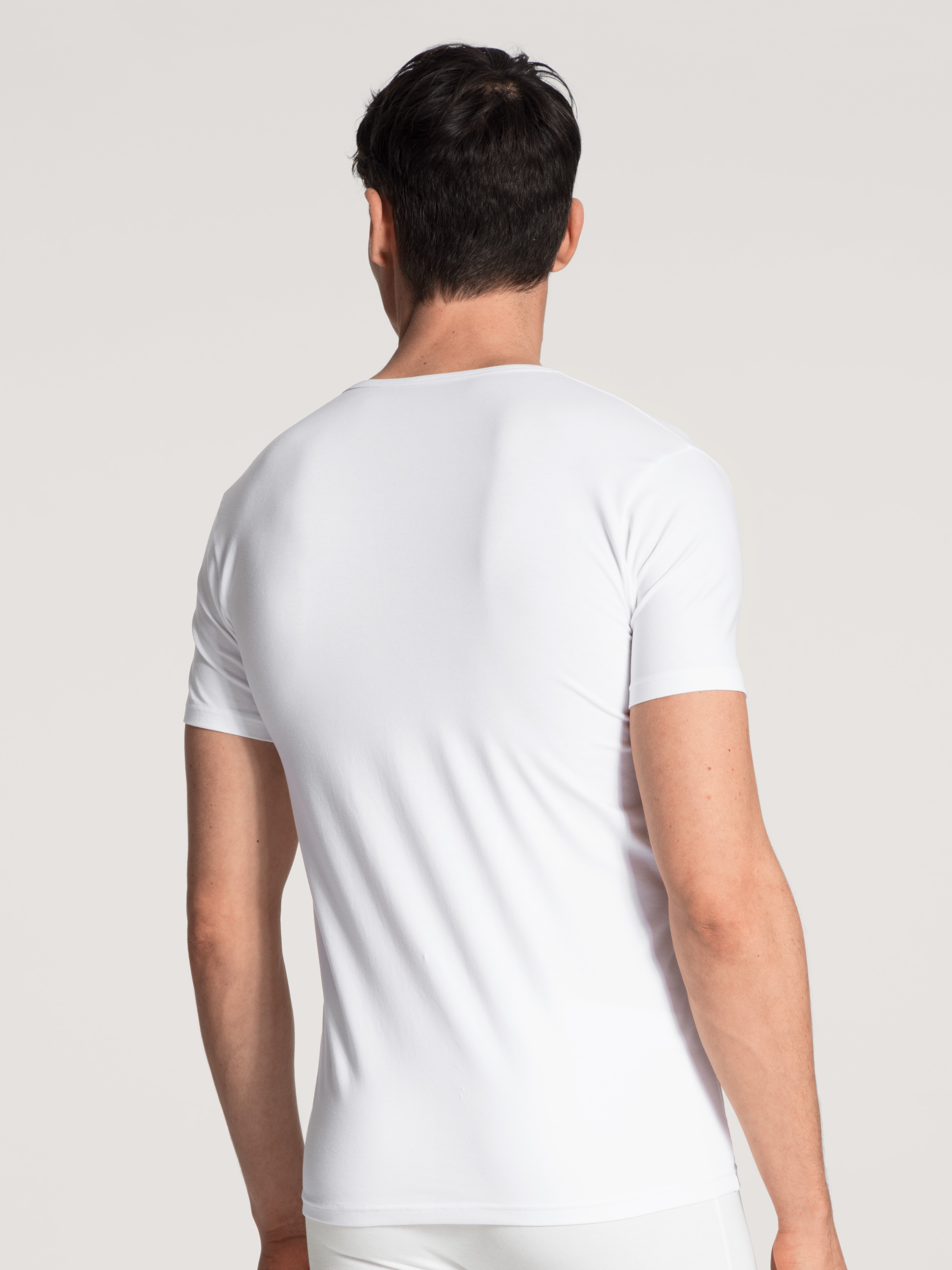 CALIDA Kurzarmshirt »Natural Benefit«, (2er Pack), mit V-Ausschnitt und perfekter Passform