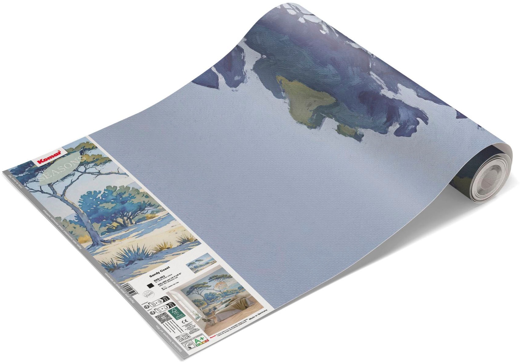 Komar Fototapete »Vlies Fototapete - Sandy Coast - Größe 400 x 250 cm« Motiv | bedruckt glatt