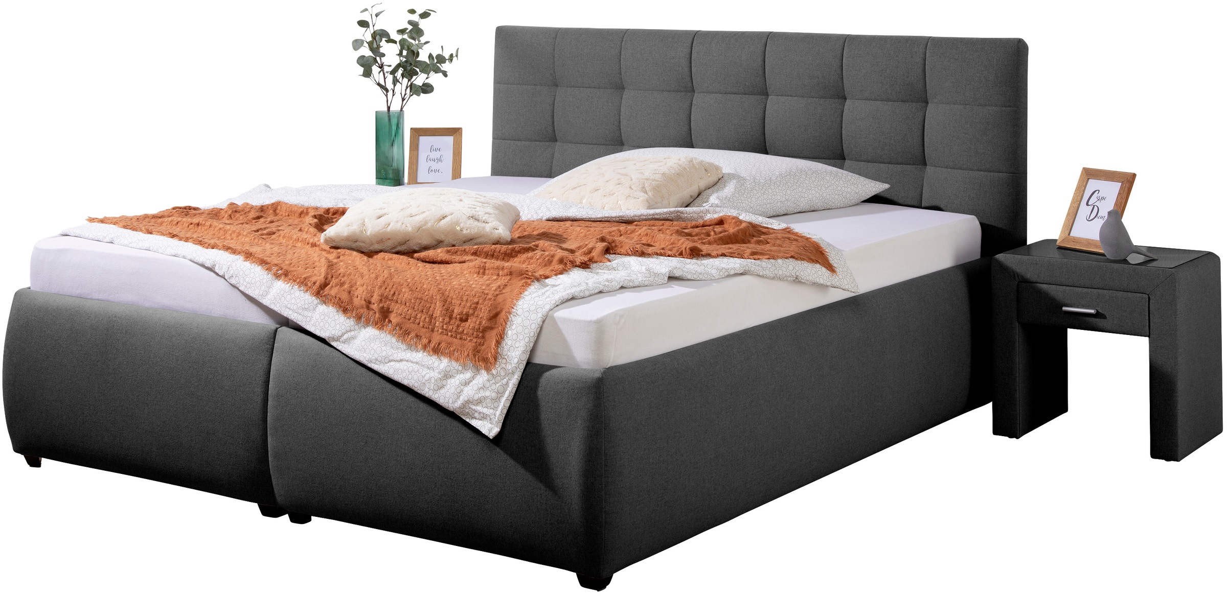 Maintal Polsterbett "Felsental" inklusive Bettkasten, in H2, H3 & H4 erhält günstig online kaufen