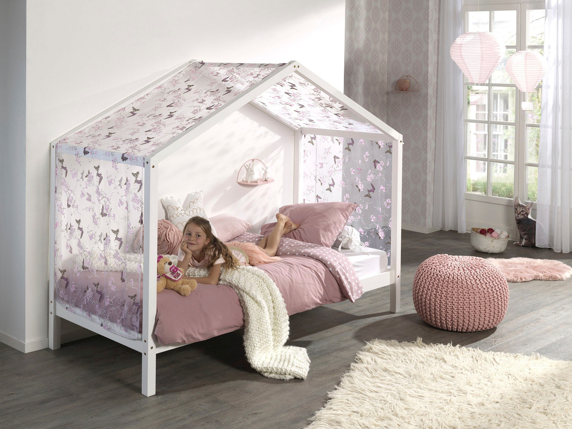 Vipack Hausbett "Dallas", (Made in Europe), wahlweise mit Bettschublade ode günstig online kaufen