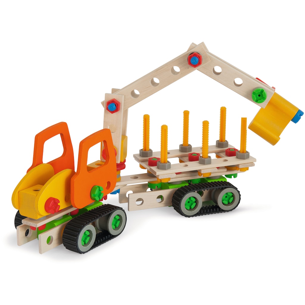 Eichhorn Konstruktionsspielsteine »Constructor Raupenbagger«, (170 St.), Made in Germany, FSC®- schützt Wald - weltweit