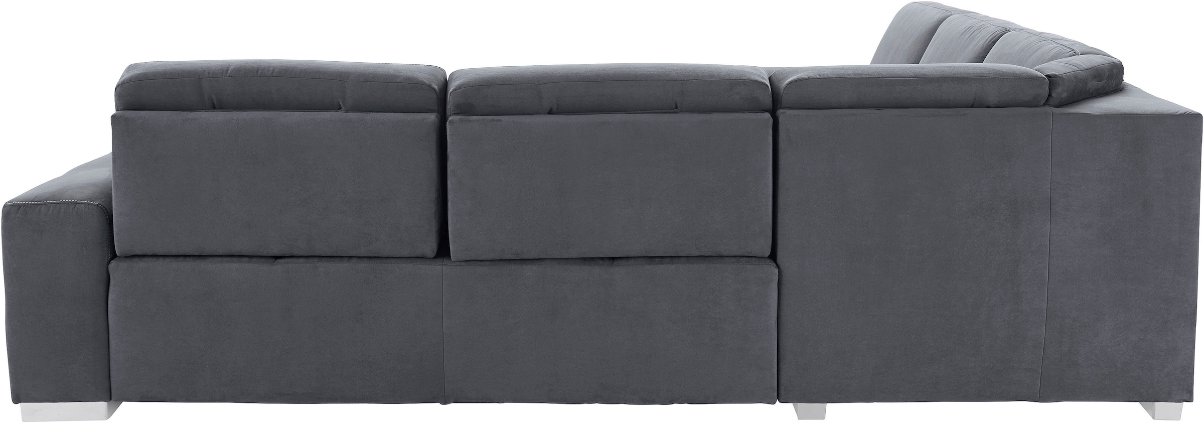 sit&more Ecksofa »Santorini L-Form«, mit Federkern und Sitztiefenverstellung, wahlweise mit Bettfunktion