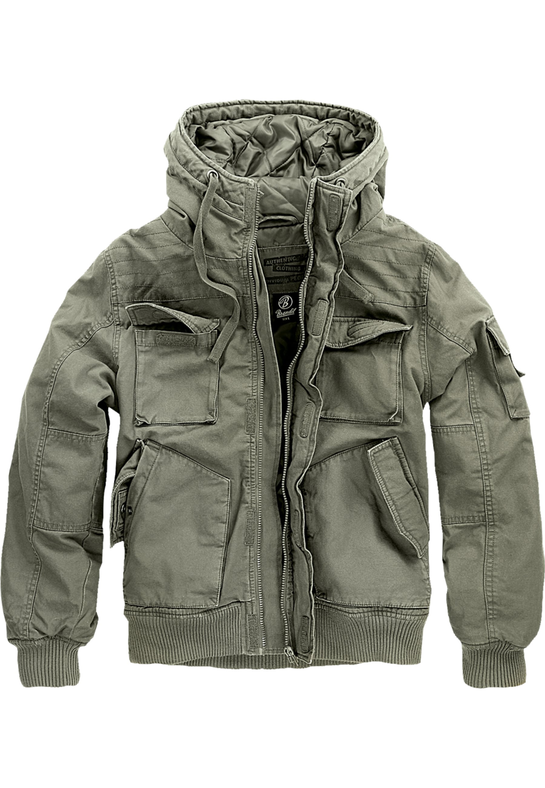 Brandit Winterjacke »Brandit Herren Bronx Winter Jacket« 1 Stk. tlg. mit Kapuze
