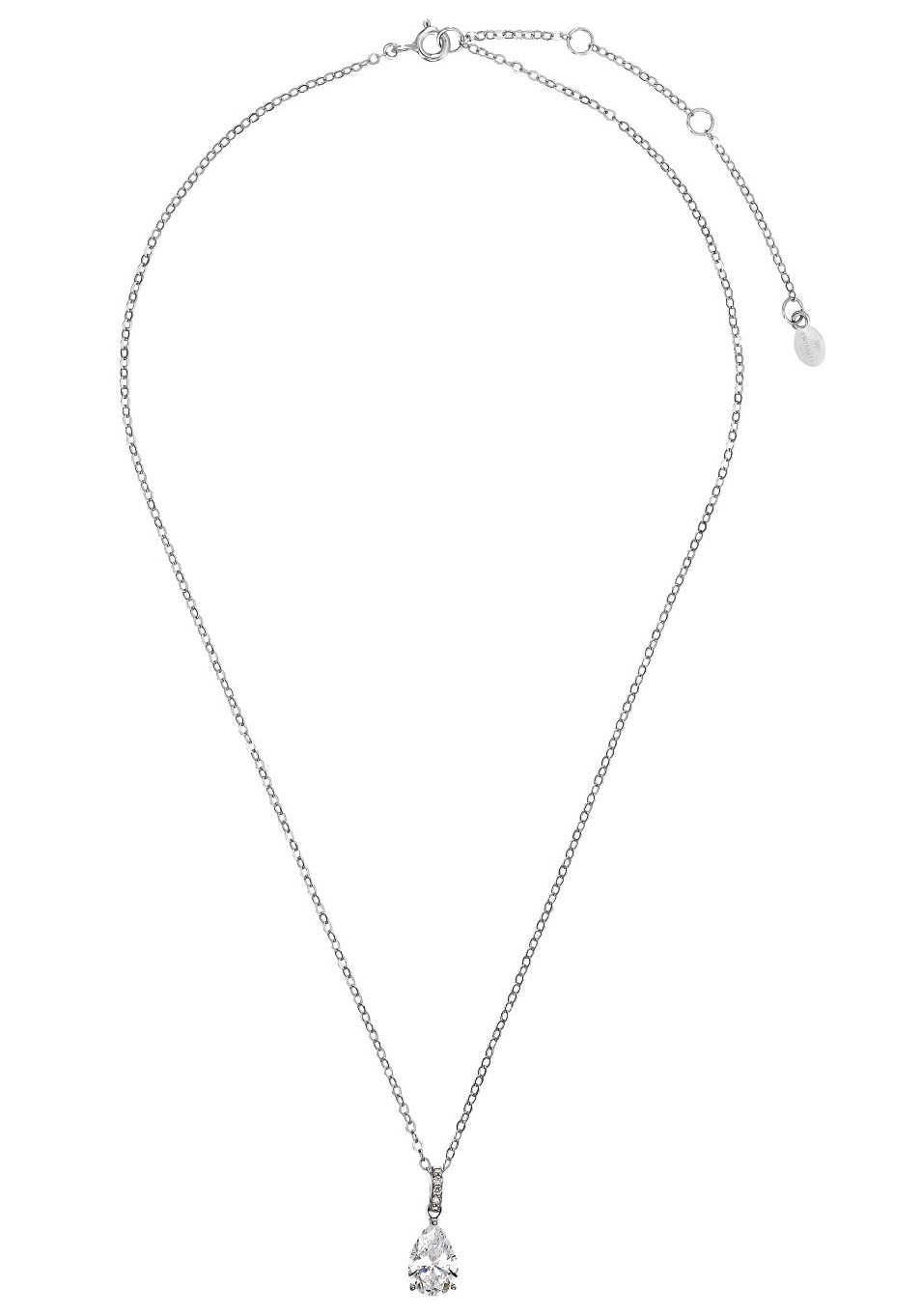 Amor Kette mit Anhänger »Tropfen« mit Zirkonia (synth.)