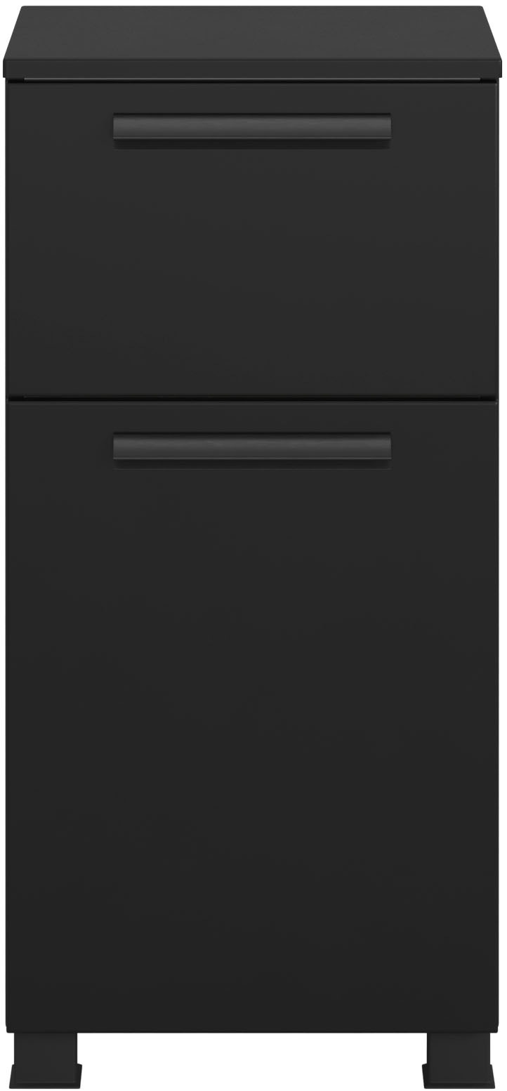 welltime Badmöbel-Set »SALVADA, 5tlg-Set, gedämpfte Scharniere, Softclose, Keramikbecken« Maße (B/T/H): 180/47,5/200 cm, 