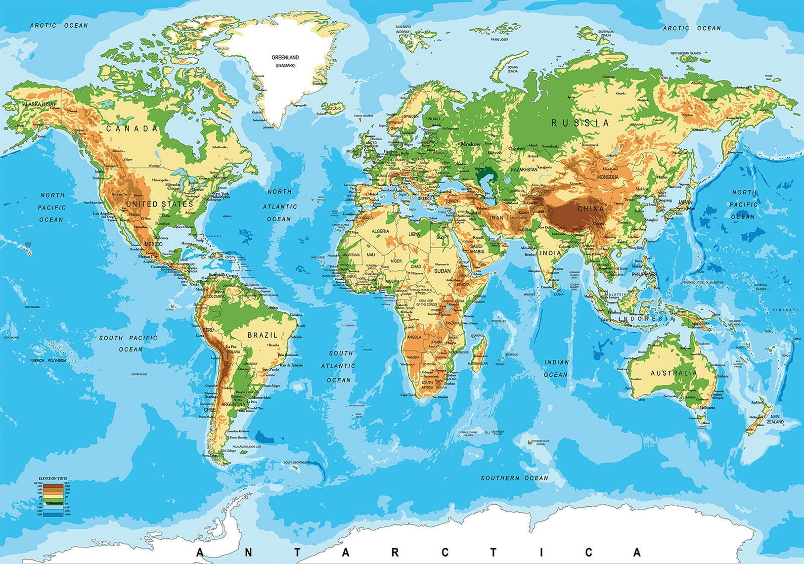 Consalnet Papiertapete »WELTKARTE«, grafisch, in verschiedenen Größen kaufen
