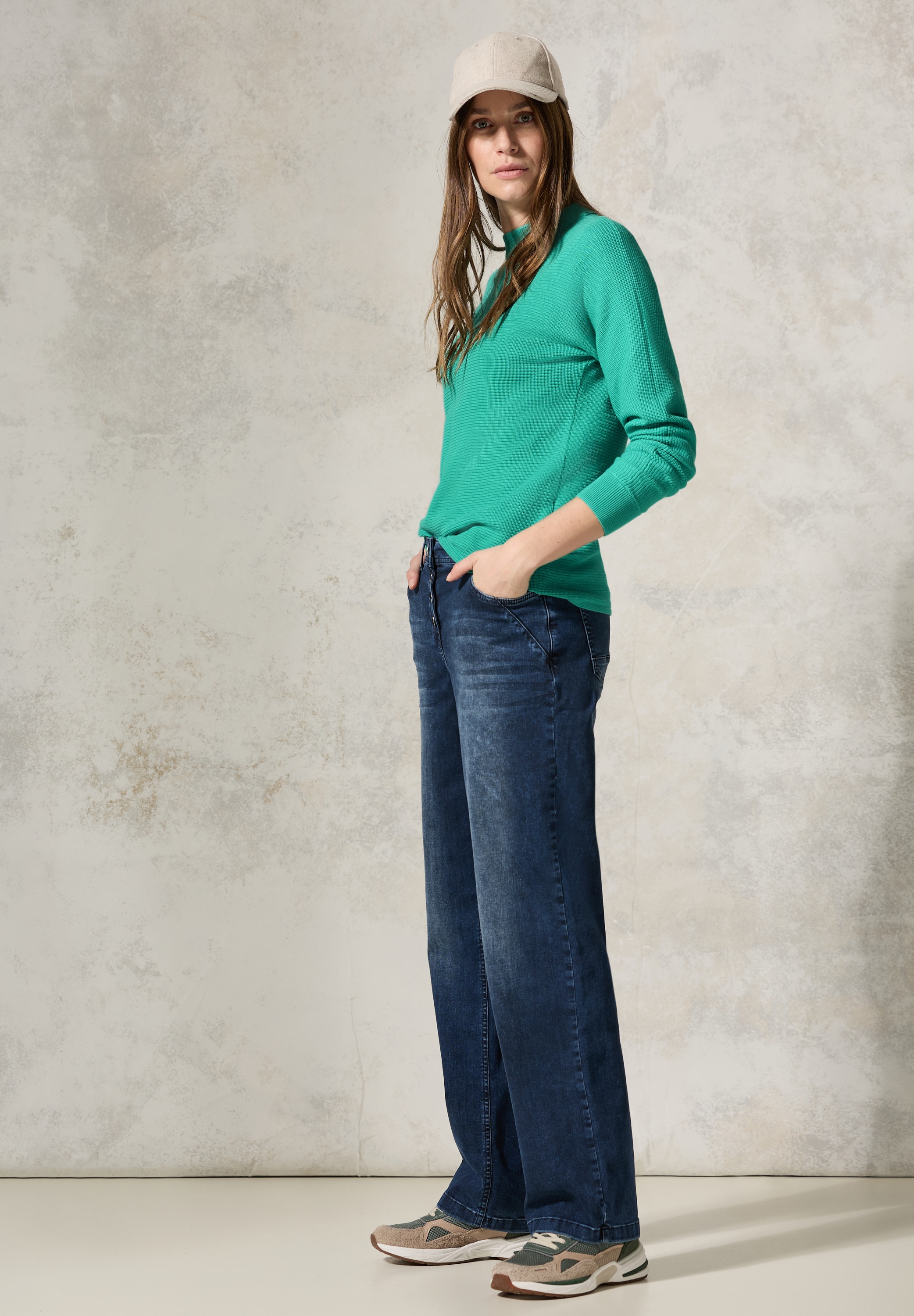 Cecil Rollkragenpullover, mit Rollkragen