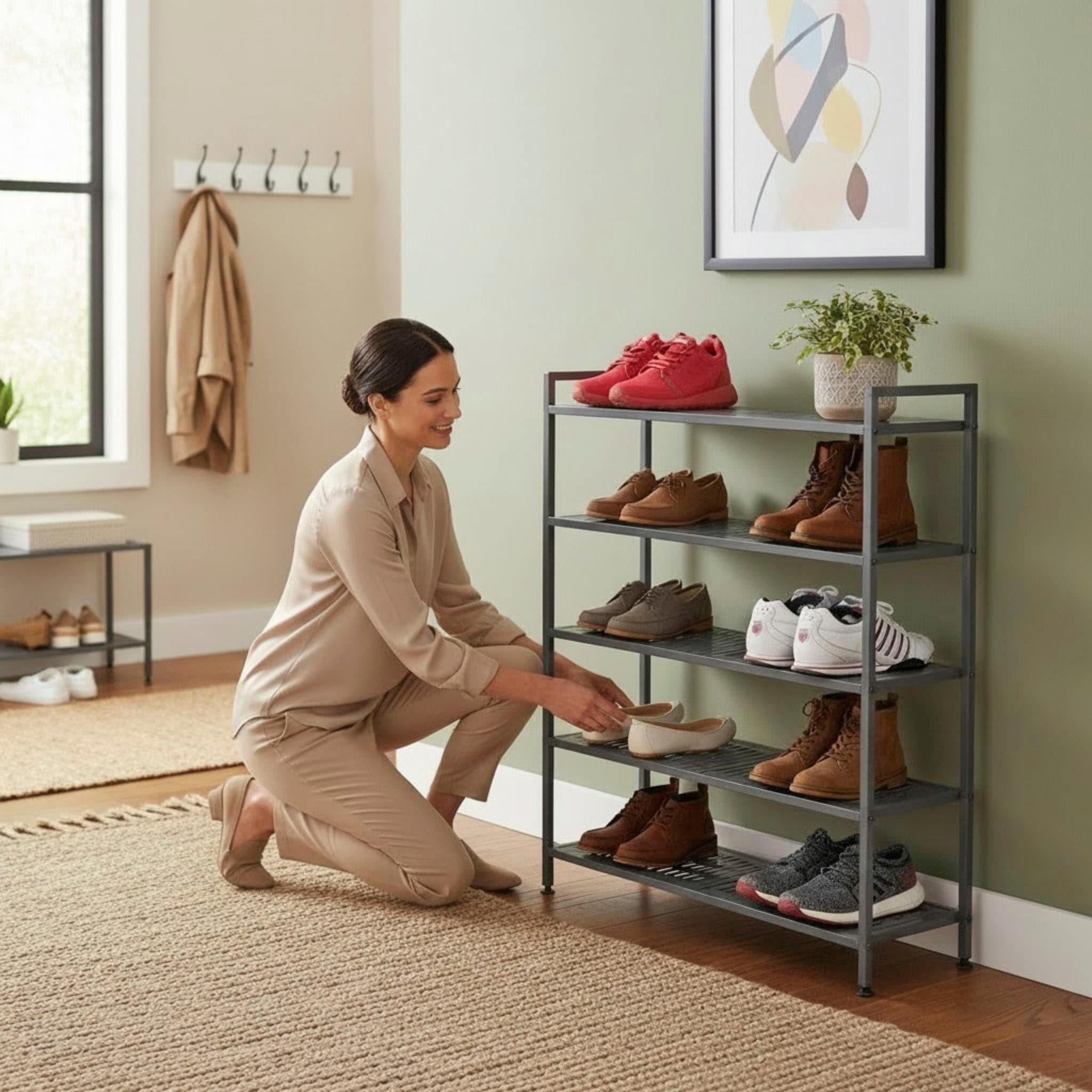 HAKU Schuhregal »Schuhregal« 1 Stk. tlg. Füße sind höhenverstellbar, zum Bodenausgleich