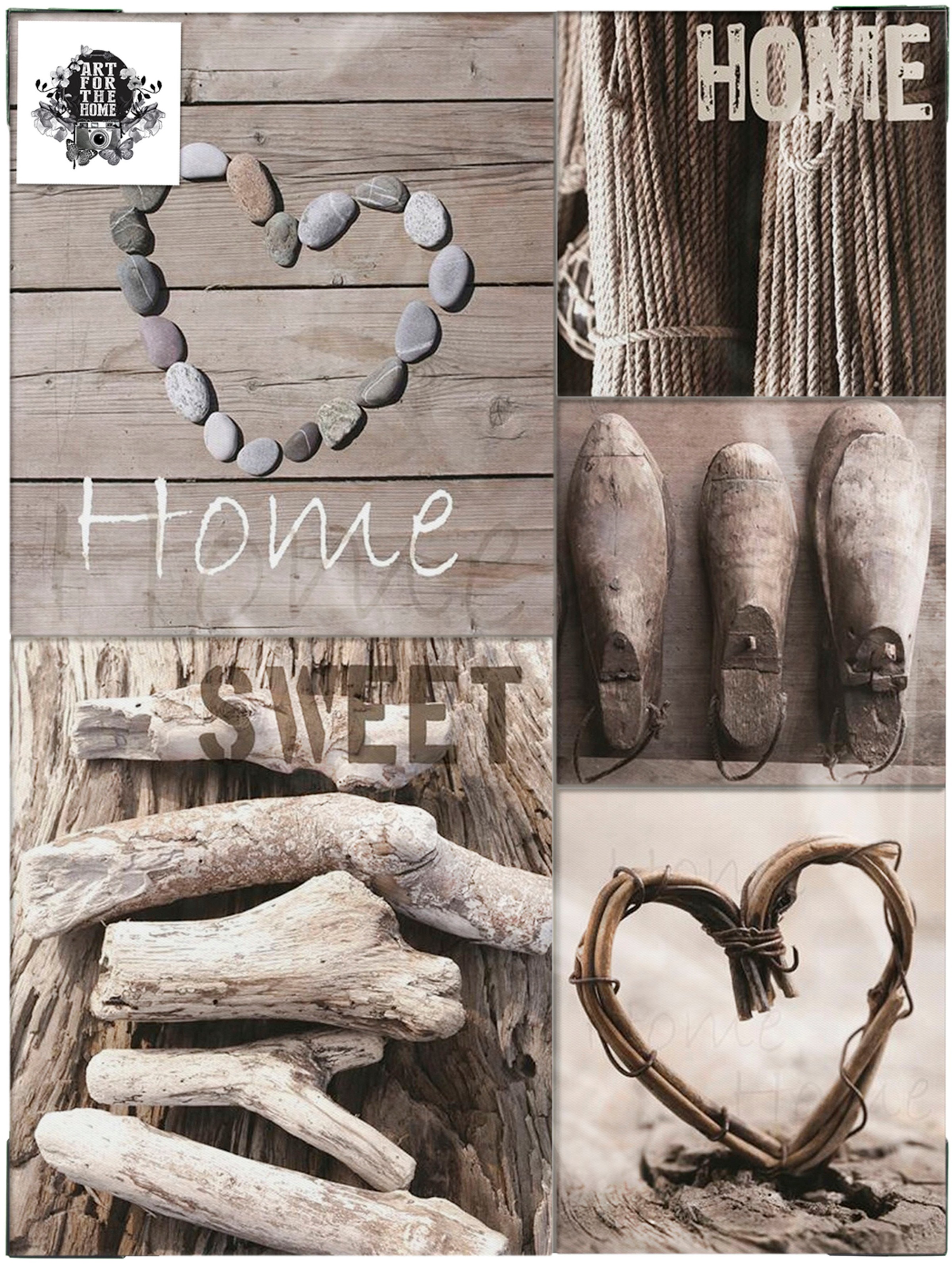 Art for the home Bild »home sweet home«, (5 St.)