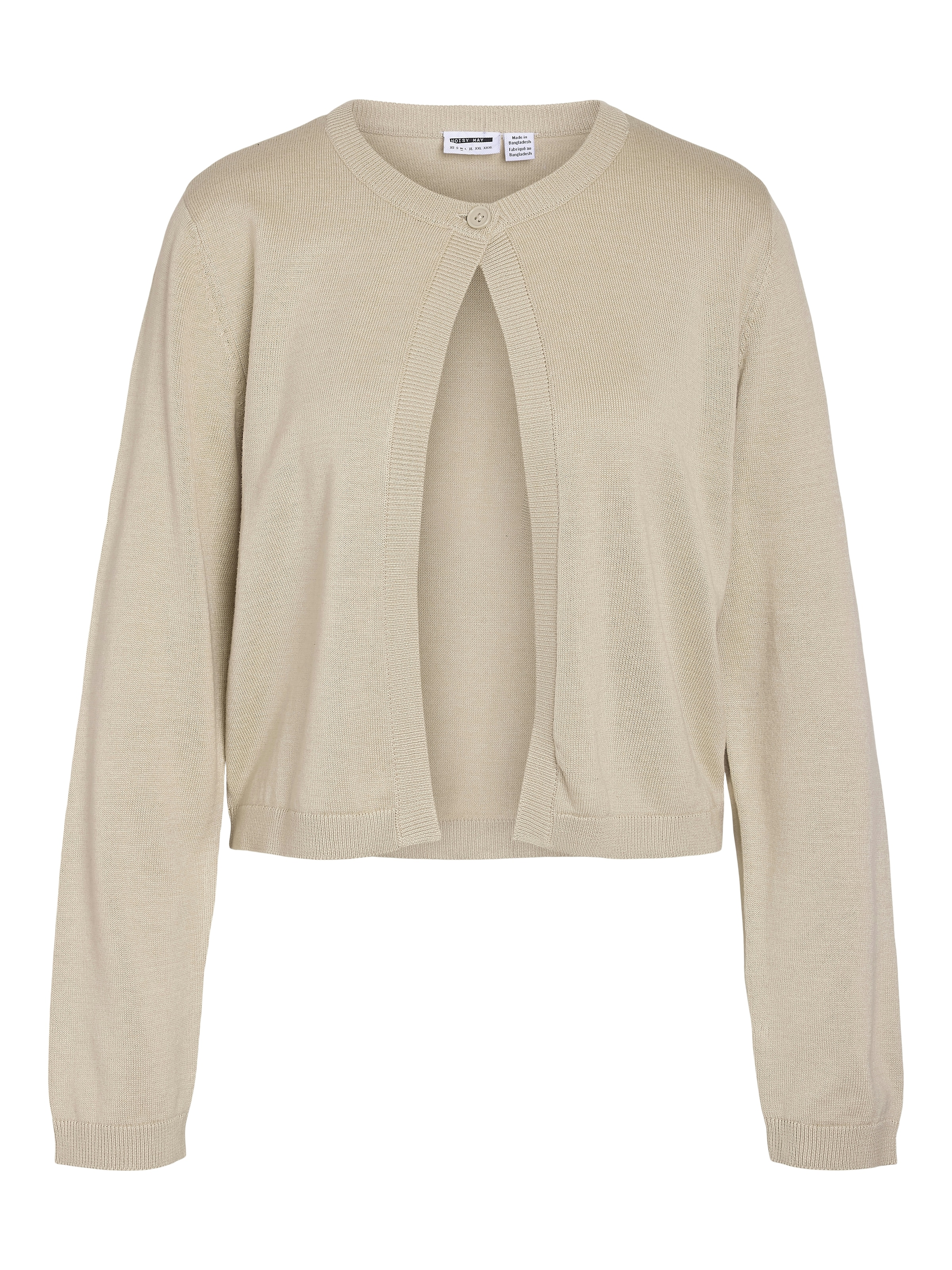 Noisy may Strickjacke »NMMAYSA L/S O-NECK KNIT CARDIGAN NOOS« Baumwollmischung, regular fit