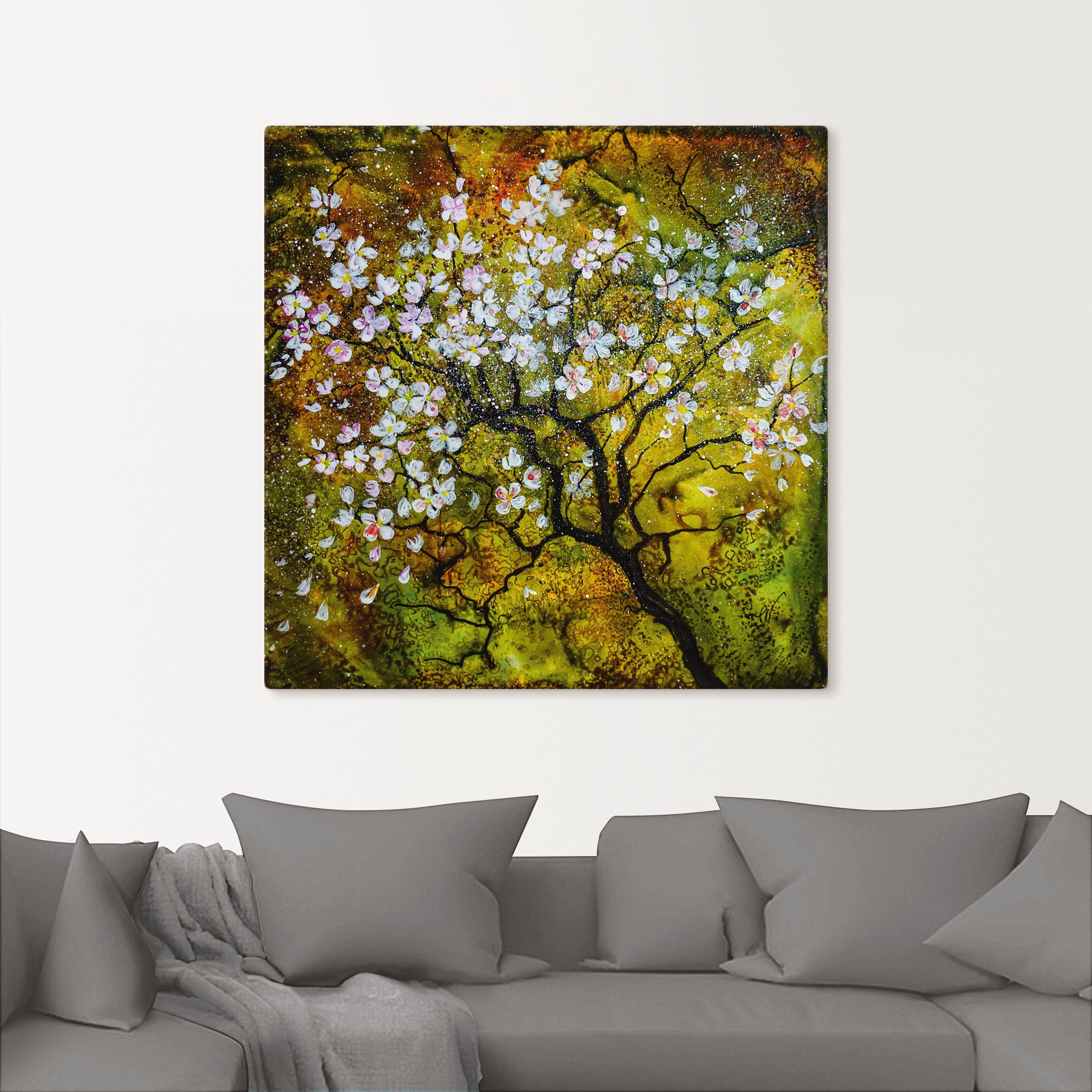 Artland Wandbild »Kirschblüte«, Baumbilder, (1 St.), als Alubild, Outdoorbild, Leinwandbild, Wandaufkleber, versch. Größen