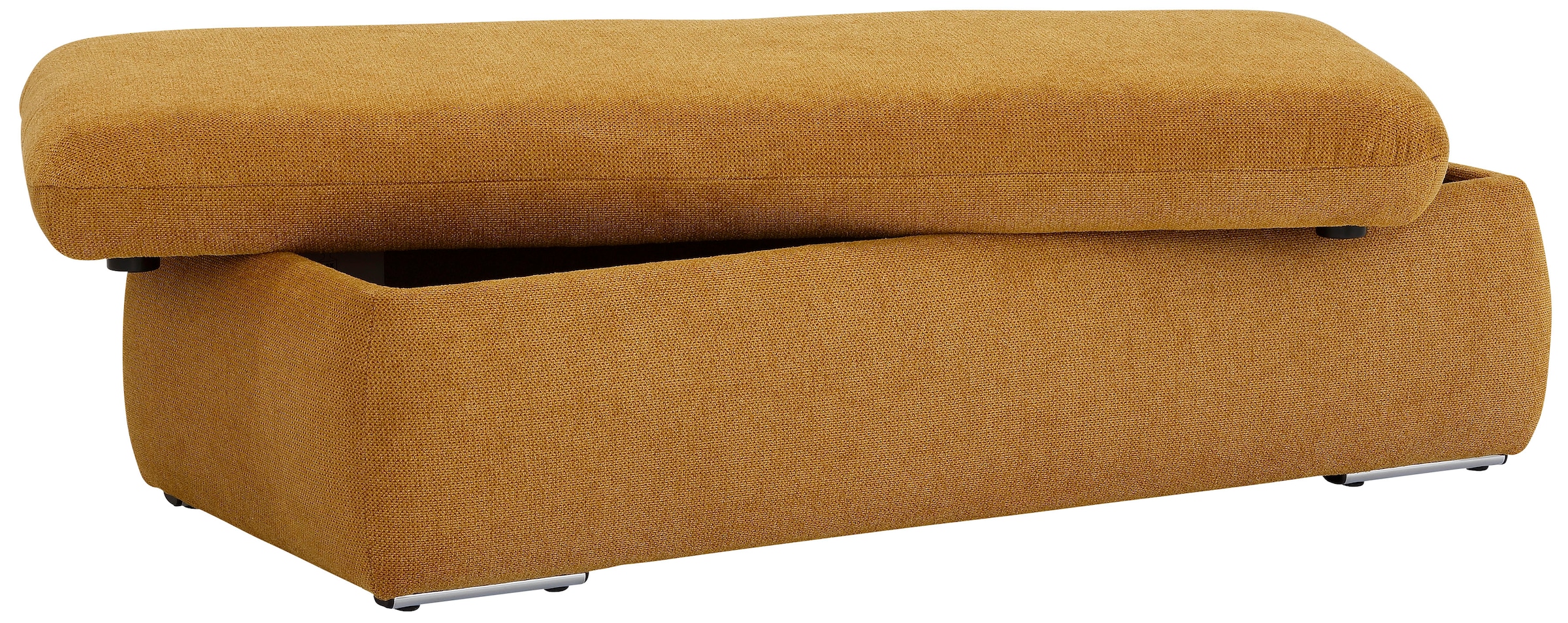INOSIGN Polsterhocker »Avesa«, Mit großem Staufach, passend zur Serie "Avesa", B/T/H: 136/64/43 cm
