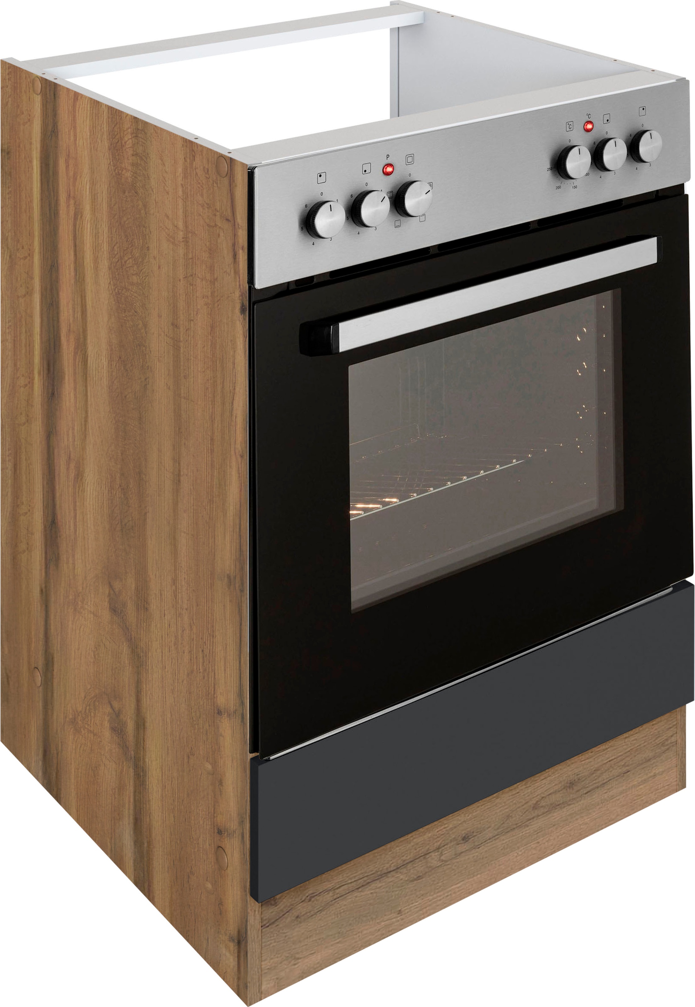 KOCHSTATION Herdumbauschrank »KS-Luhe«, 60 cm breit