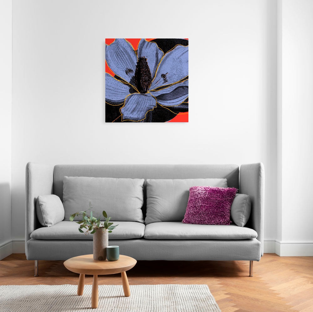 Komar Leinwandbild »Mauve Fusion - Größe 60 x 60 cm«, Natur, (1 St.), Keilrahmenbild mi Echtholzrahmen