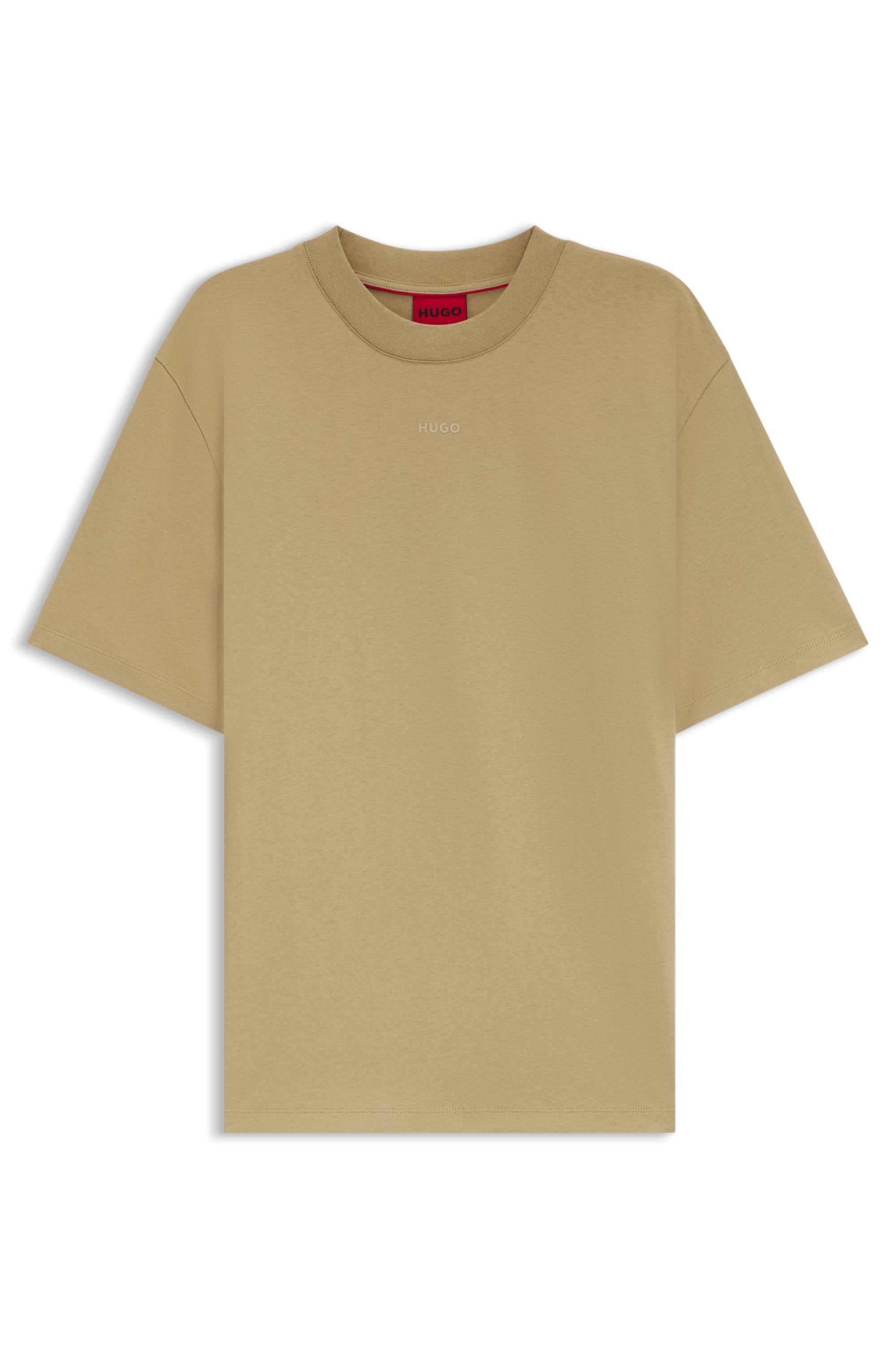 HUGO T-Shirt Rundhalsausschnitt, Relaxed Fit, Logo-Print