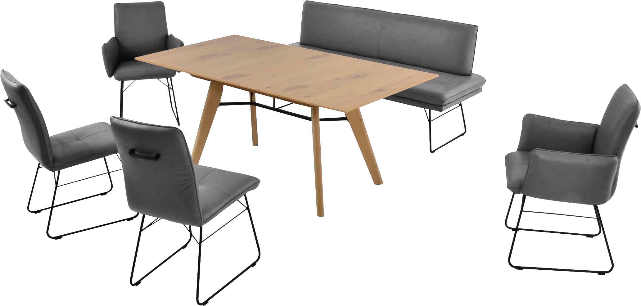 K+W Komfort & Wohnen Essgruppe »Giacomo IV« 6 Stk. tlg. Polsterbank in 2 Gr günstig online kaufen