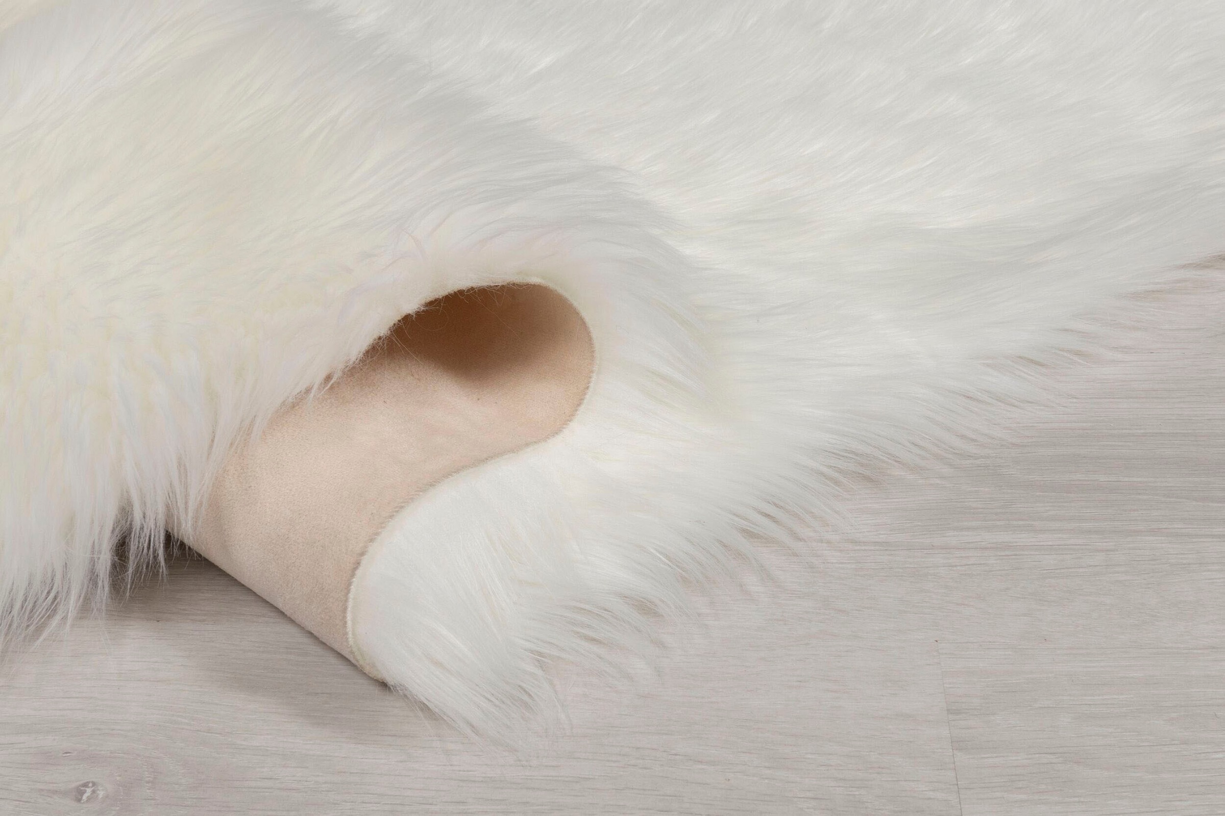 FLAIR RUGS Hochflor-Teppich »Sheepskin«, rechteckig, 6 mm Höhe, weich, Kunstfell, Fellteppich
