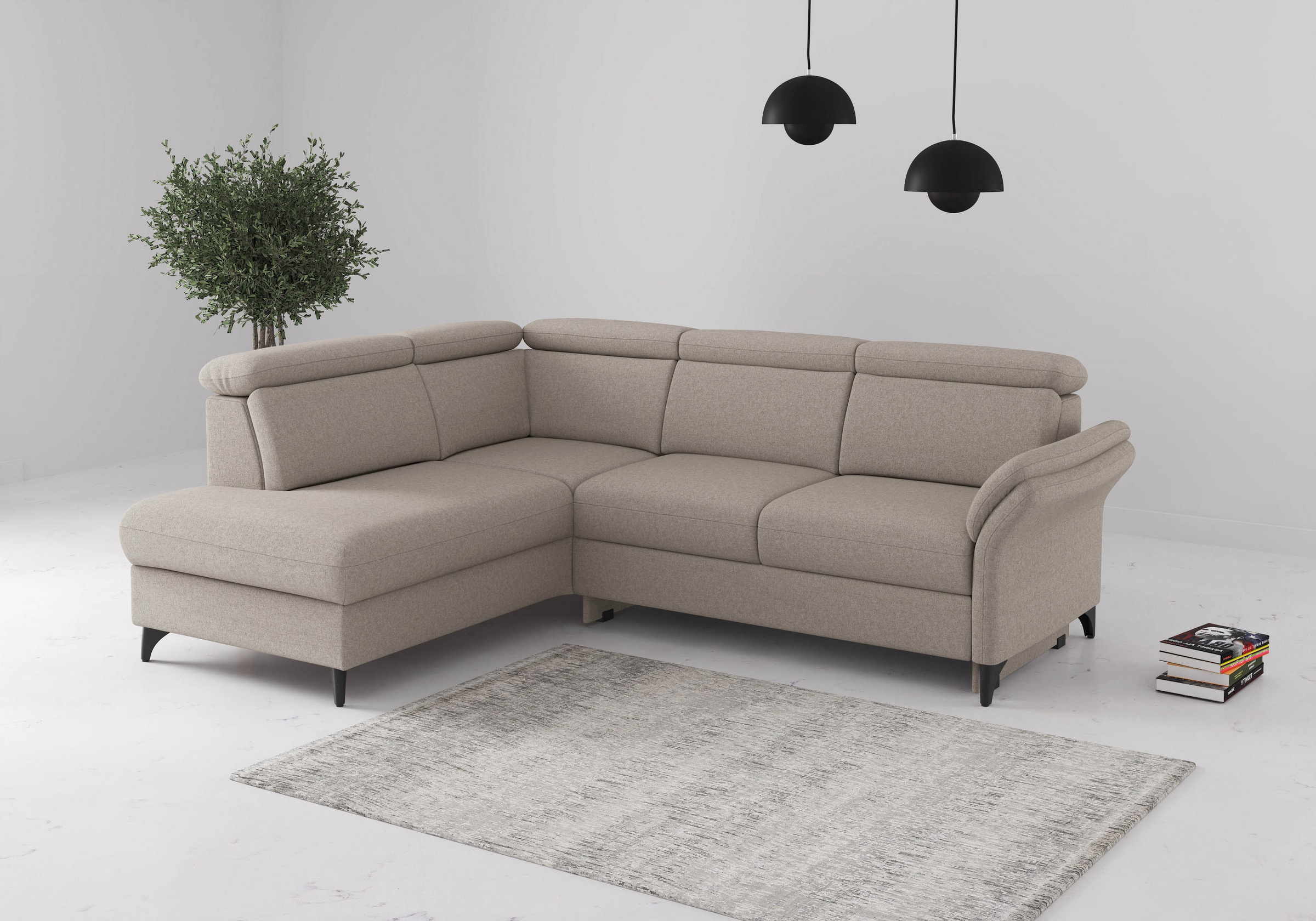 sit&more Ecksofa »Glendale« inkl. Kopfteilverstellung,wahlweise mit Vorzieh günstig online kaufen