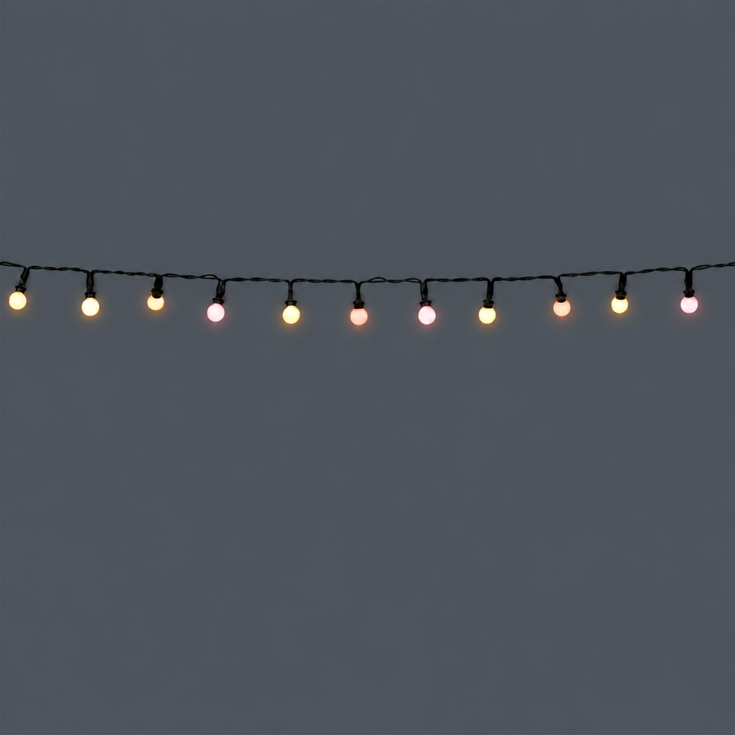 OTTO home LED-Lichterkette »Outdoor/Indoor, Kugel Avvina, bunt, 3/6/12/18 u. 24 m Länge, 11 Modi« warmweiß pastellfarbig, Timer, Lichteffekte, Garten, Terrasse, Party