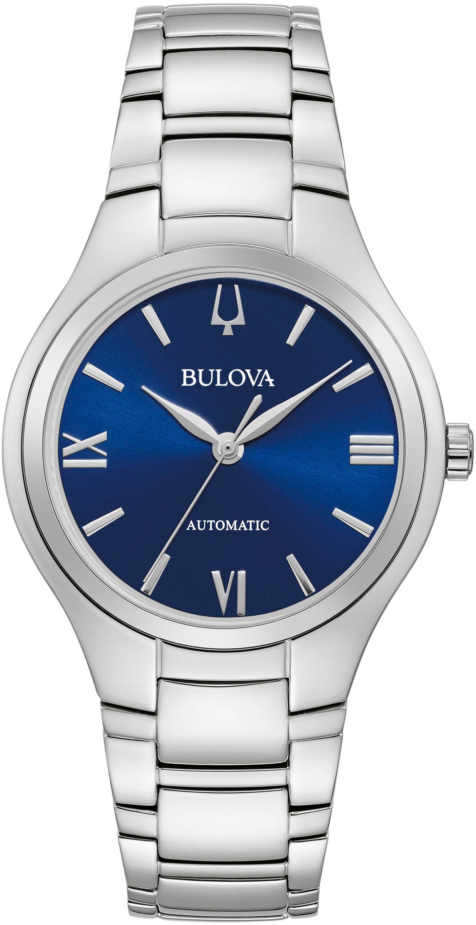 Bulova Automatikuhr »96L319«, Armbanduhr, Damenuhr, Edelstahlarmband