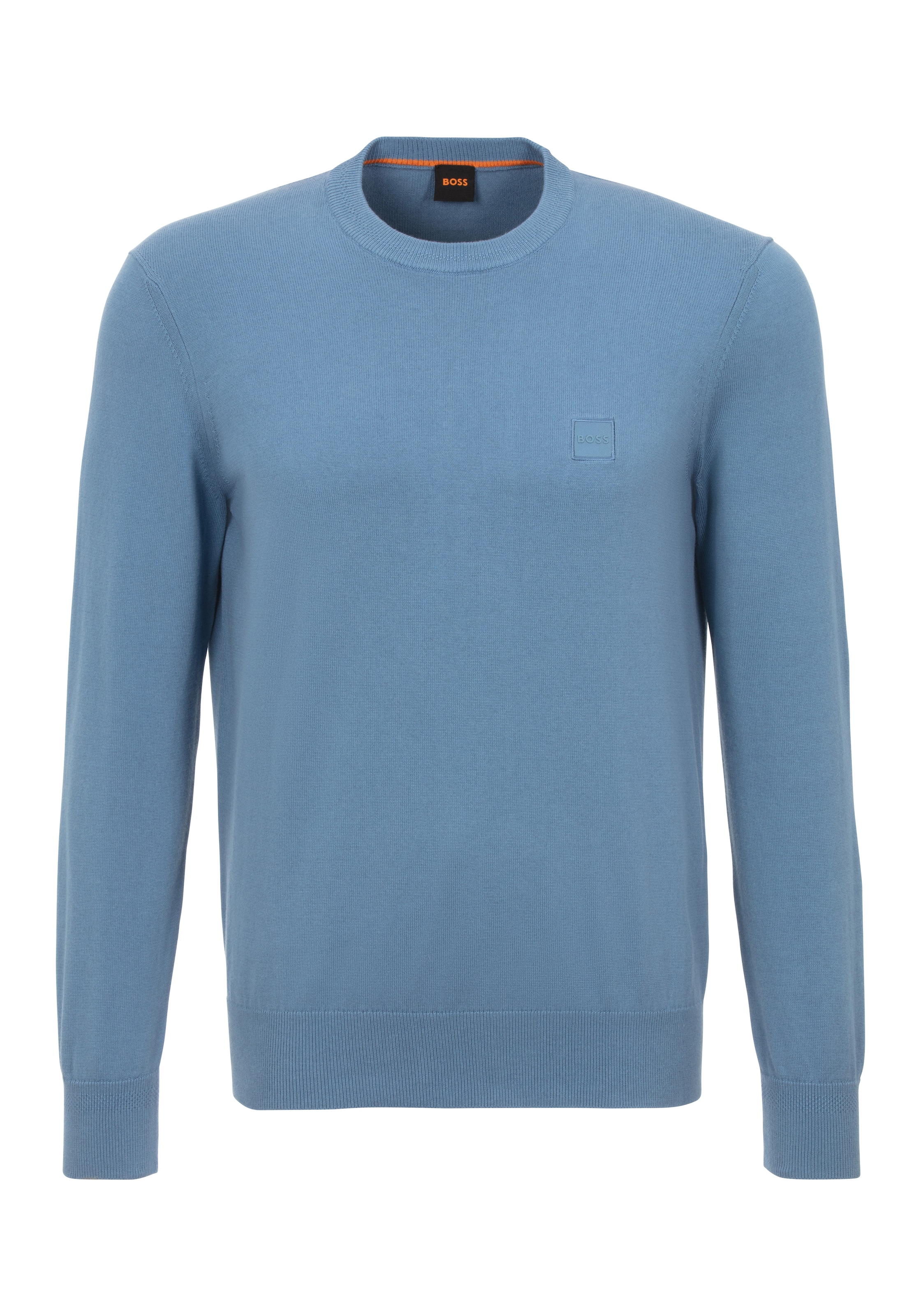 BOSS ORANGE Strickpullover »Kanovano_S 1026«, mit Rundhalsausschnitt