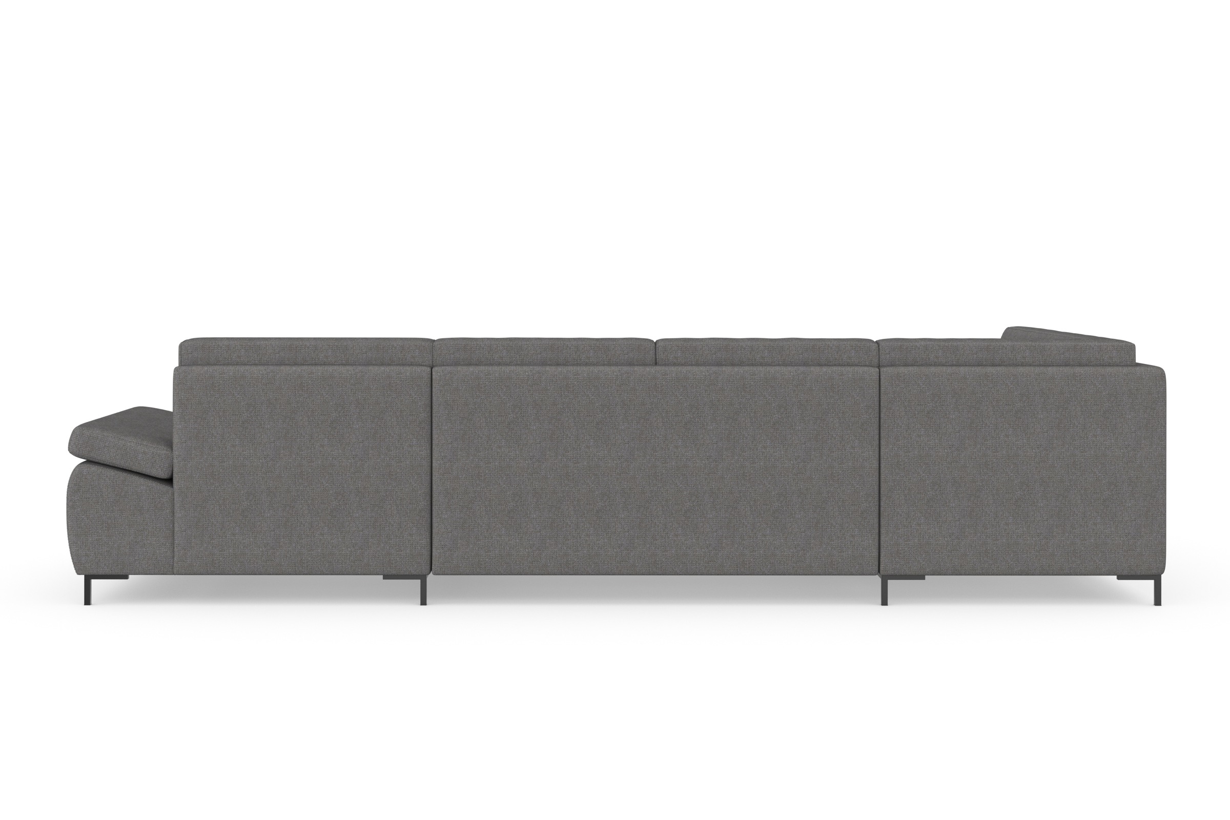 DOMO collection Wohnlandschaft »Capelo U-Form«, mit Armteilverstellung, wahlweise mit Bettfunktion, Federkern