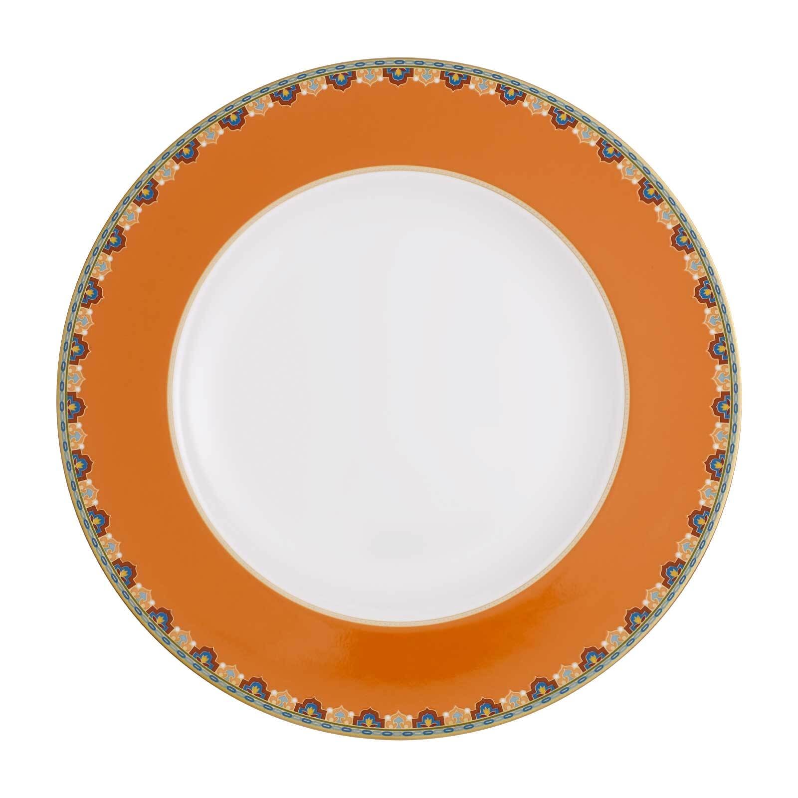 Villeroy & Boch Speiseteller »Speiseteller Samarkand Mandarin ø 27,7 cm bun günstig online kaufen