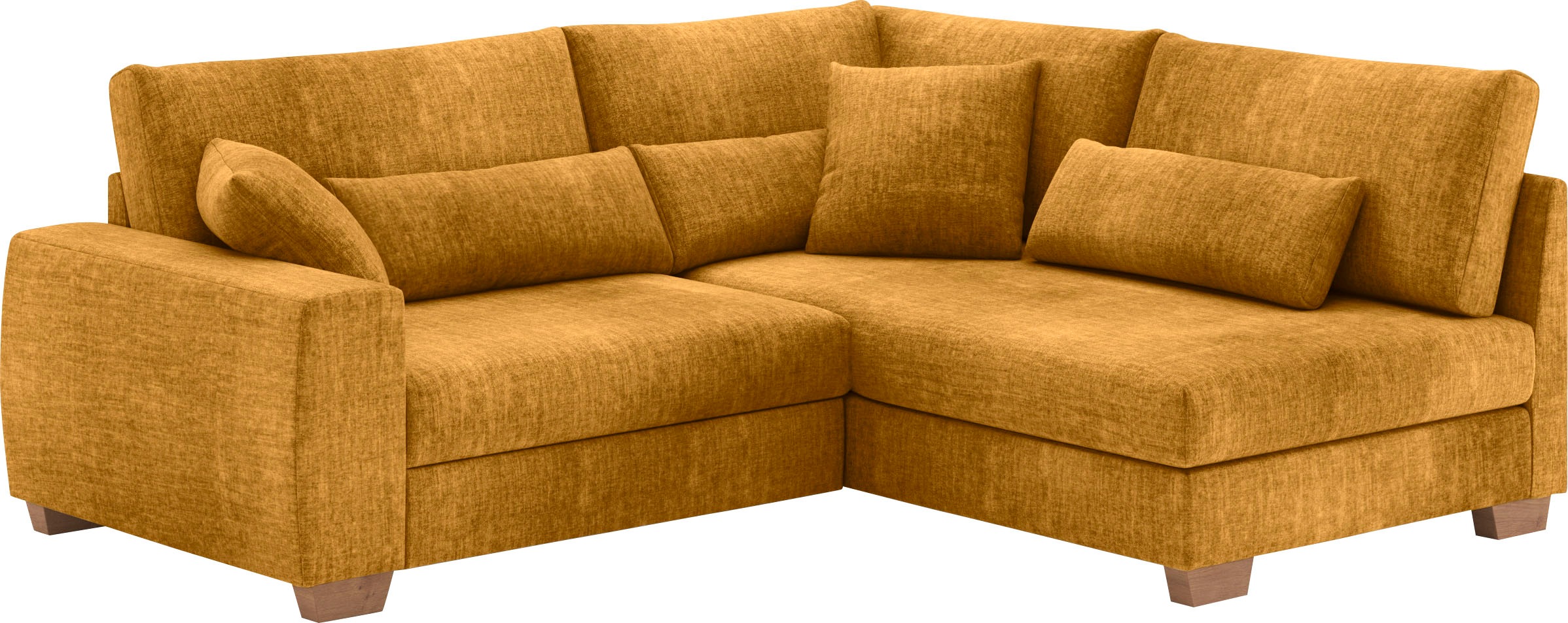 Mr. Couch Ecksofa »Helena L-Form«, Mit Federkern, wahlweise mit Bettfunktion und Taschenfederkern