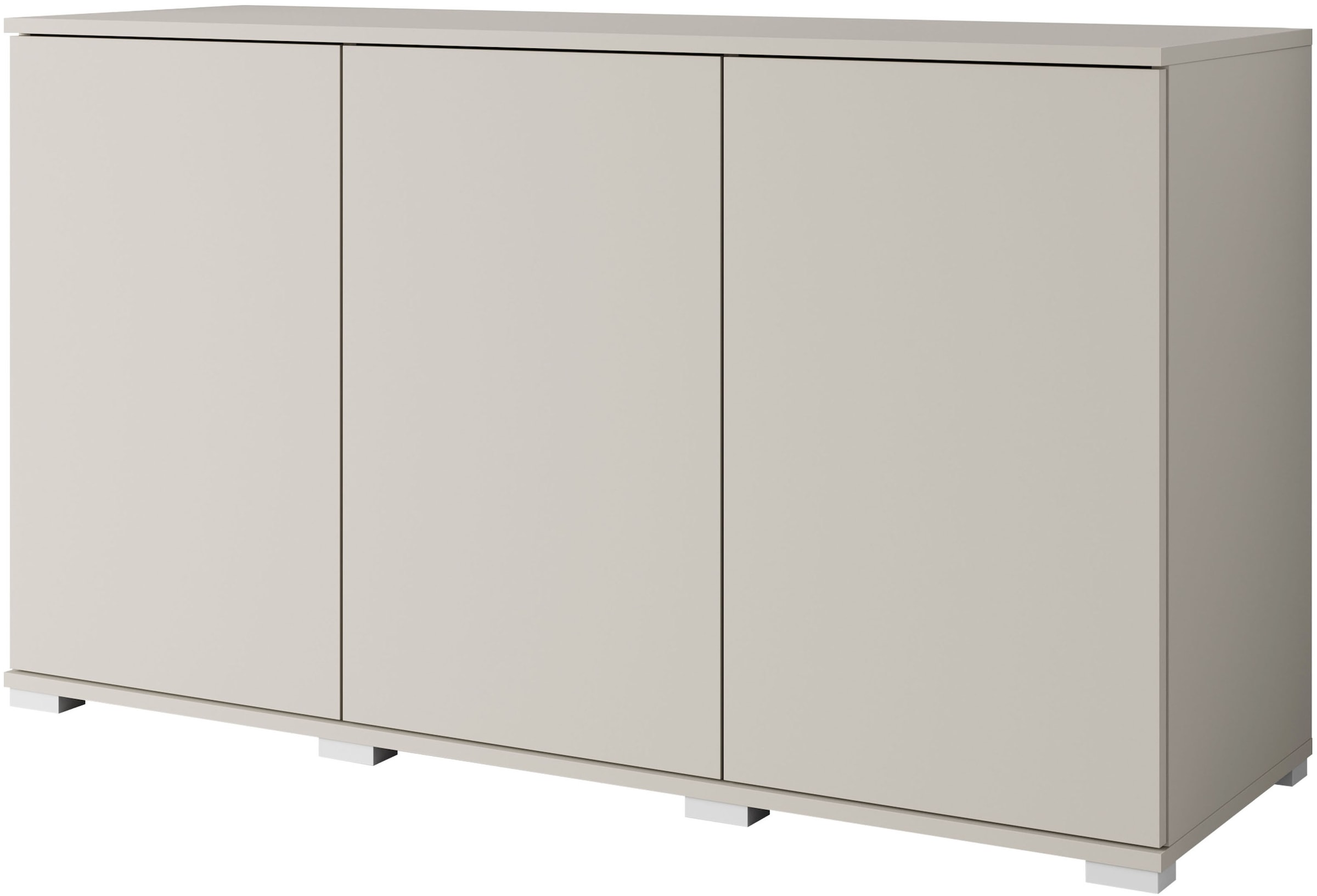 INOSIGN Sideboard »Kenia, moderne grifflose Kommode mit 3 Türen, Breite 120 cm«, (1 St.), Push-to-Open-Fronten, höhenverstellbaren Einlegeböden
