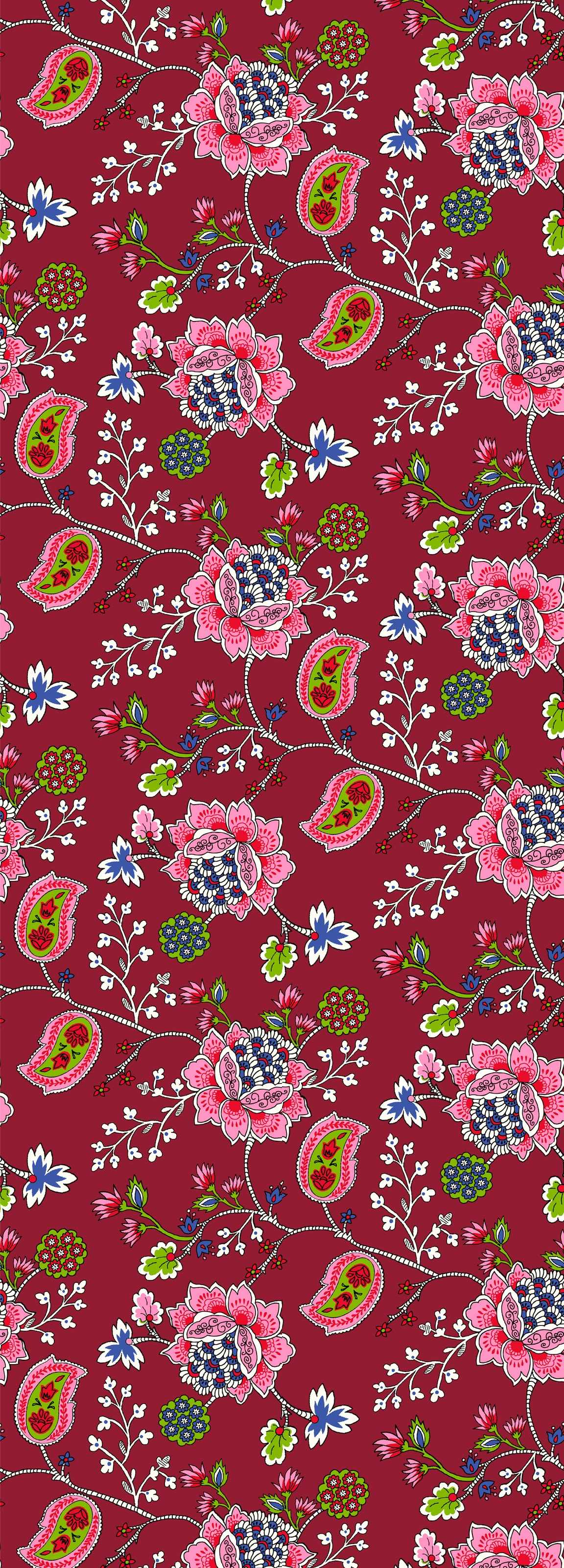 queence Vinyltapete »Bailee«, bedruckt-Motiv-botanisch-floral-gemustert-nat günstig online kaufen
