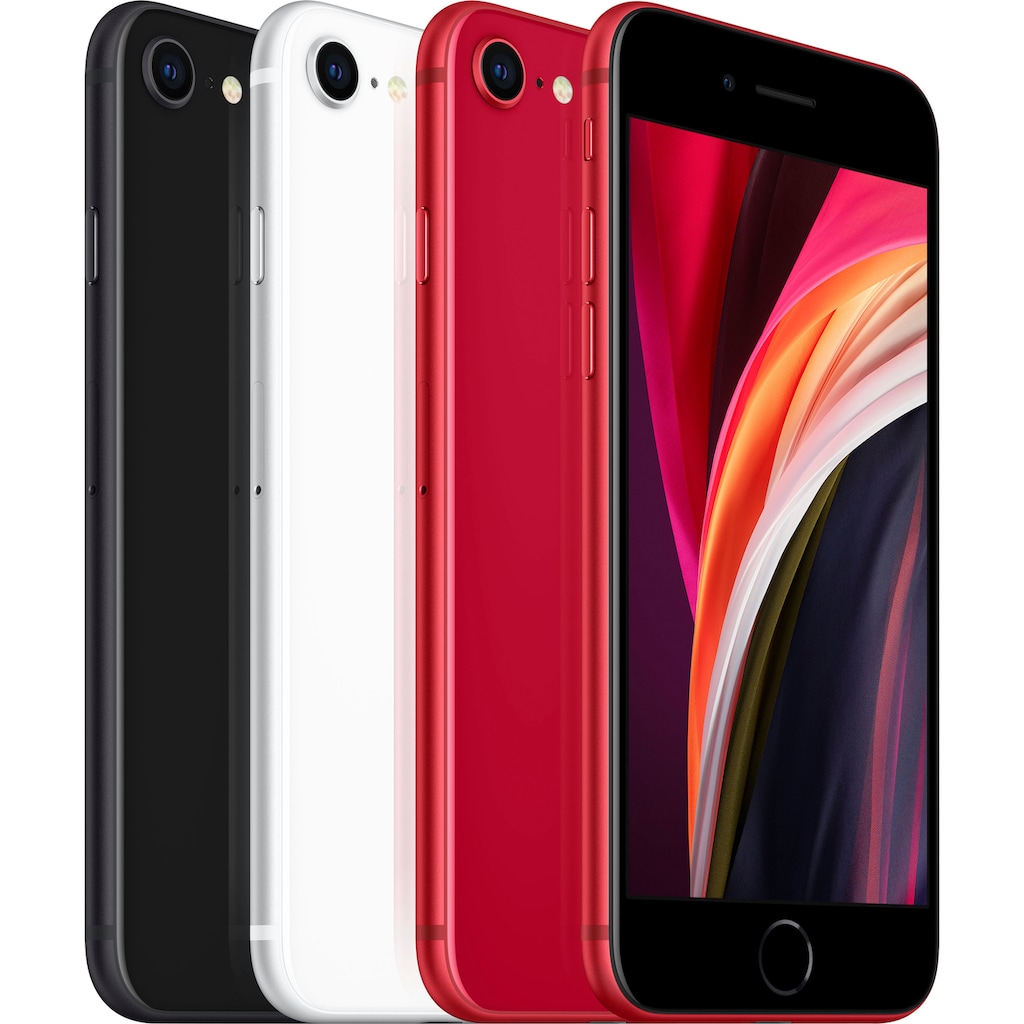 Apple Smartphone »iPhone SE (2020)«, red, 11,94 cm/4,7 Zoll, 128 GB Speicherplatz, 12 MP Kamera, ohne Strom-Adapter und Kopfhörer