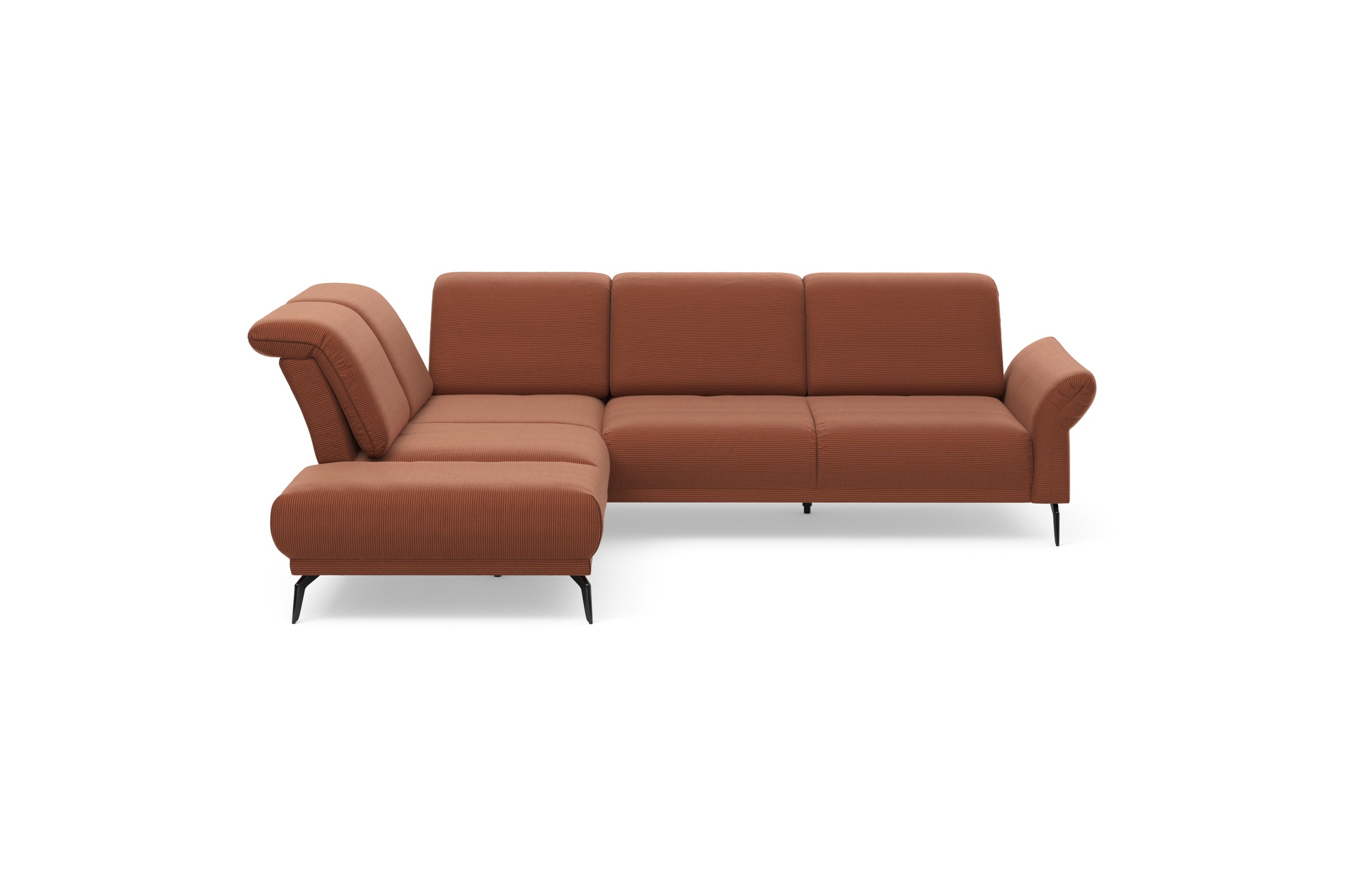 Home affaire Ecksofa »Coco L-Form« Sitztiefen-, Arm- und Kopfteilverstellun günstig online kaufen