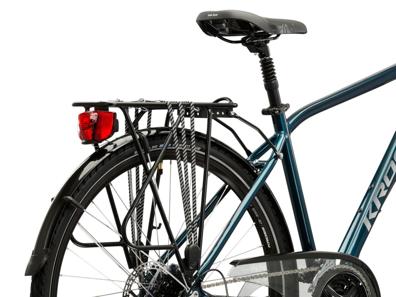 Kross Trekkingrad »KROSS Trekkingrad Herren 28" Explorer 45.0 blau 24 Gänge« 24 Gang Shimano DEORE M592 Schaltwerk Kettenschaltung